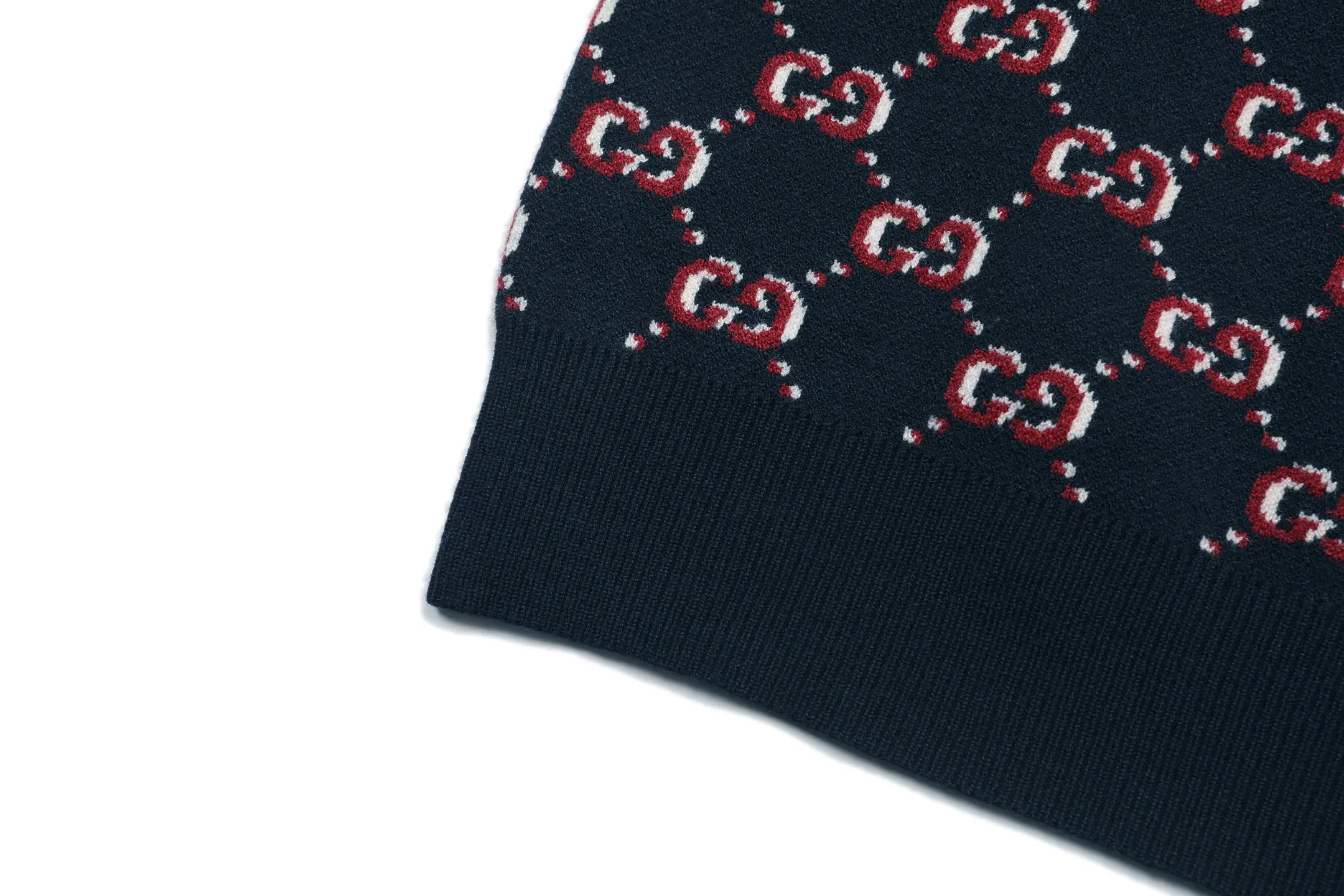 GG Monogram Jacquard Cotton Knit Sweater D19521632 — view 6