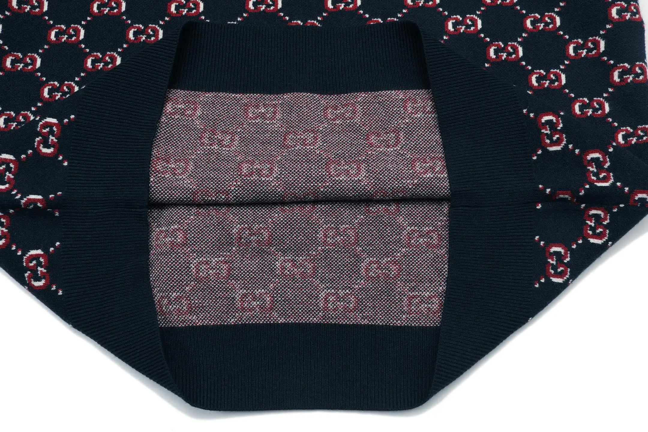 GG Monogram Jacquard Cotton Knit Sweater D19521632 — view 7
