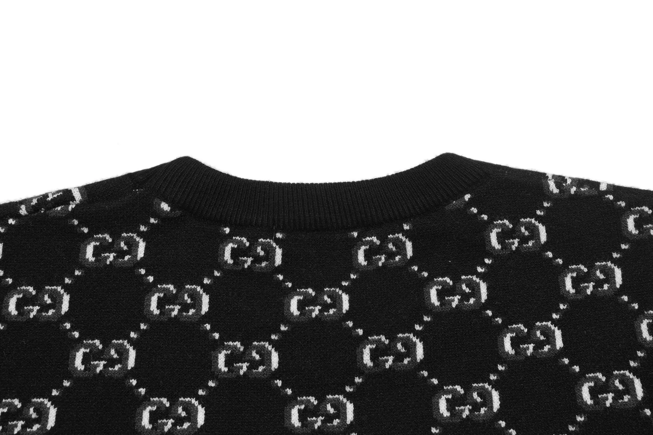 GG Monogram Jacquard Cotton Sweater D19521633 — view 4