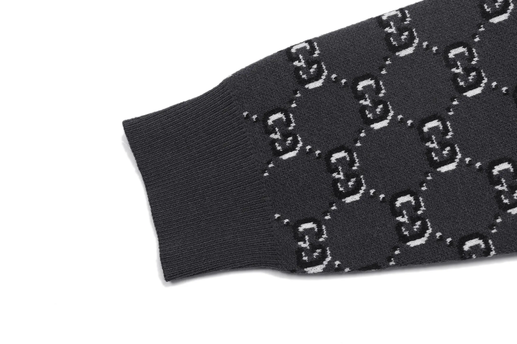 GG Monogram Jacquard Cotton Knit Sweater D19521634 — view 5