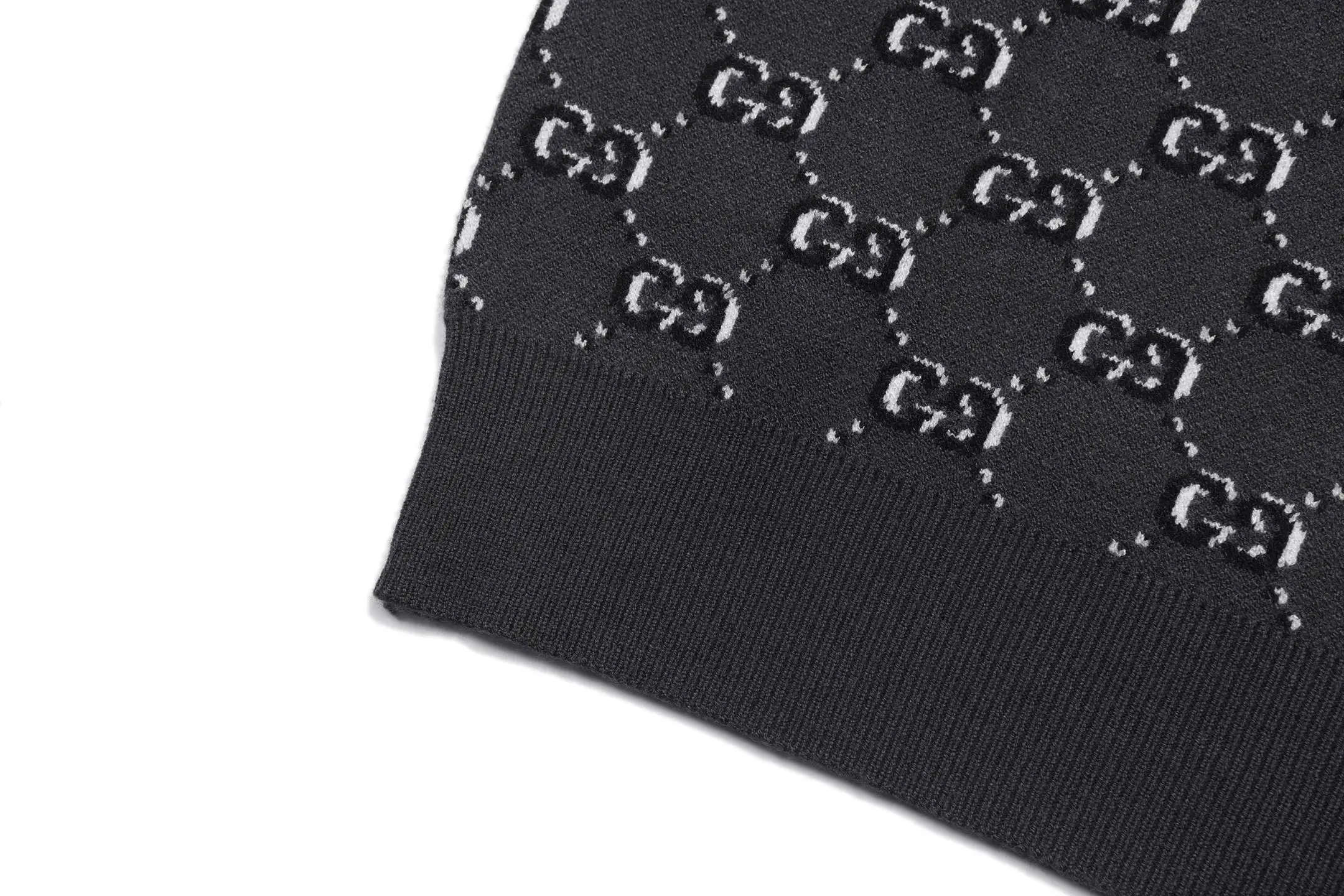 GG Monogram Jacquard Cotton Knit Sweater D19521634 — view 6