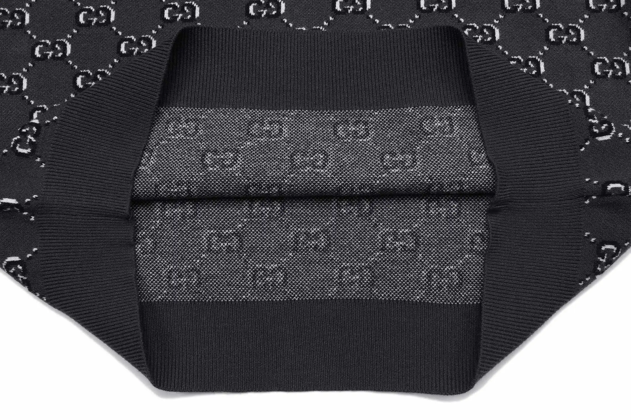 GG Monogram Jacquard Cotton Knit Sweater D19521634 — view 7