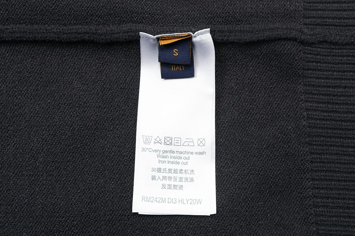 Logo Jacquard Crew-Neck Knit Sweater D20021622 — view 8