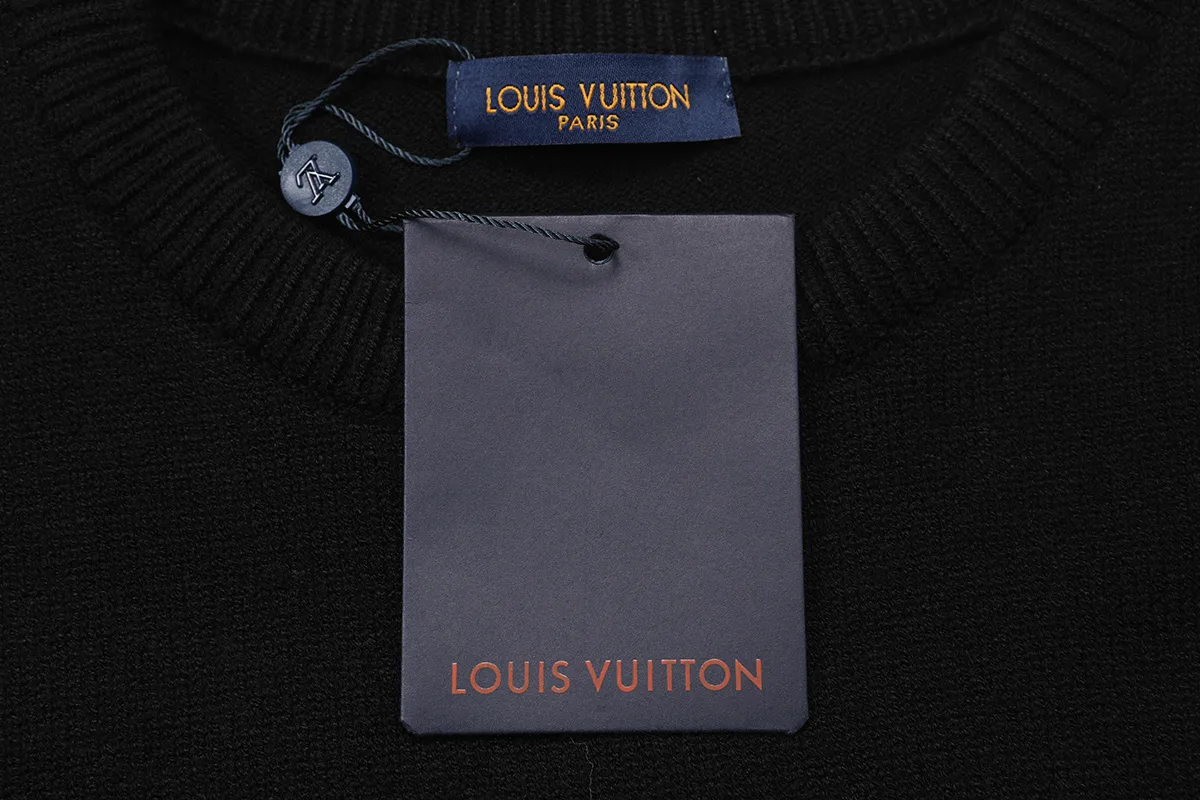 Logo Jacquard Crew-Neck Knit Sweater D20021623 — view 3