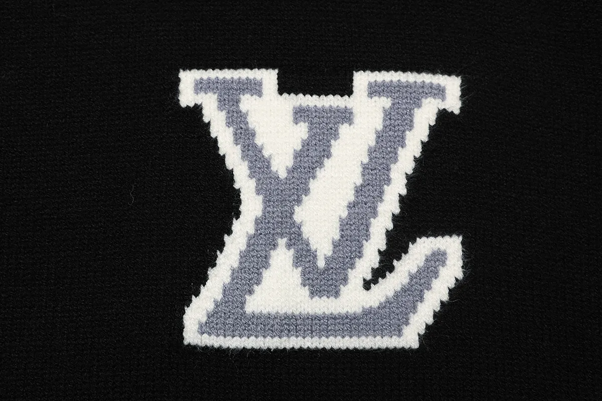 Logo Jacquard Crew-Neck Knit Sweater D20021623 — view 4