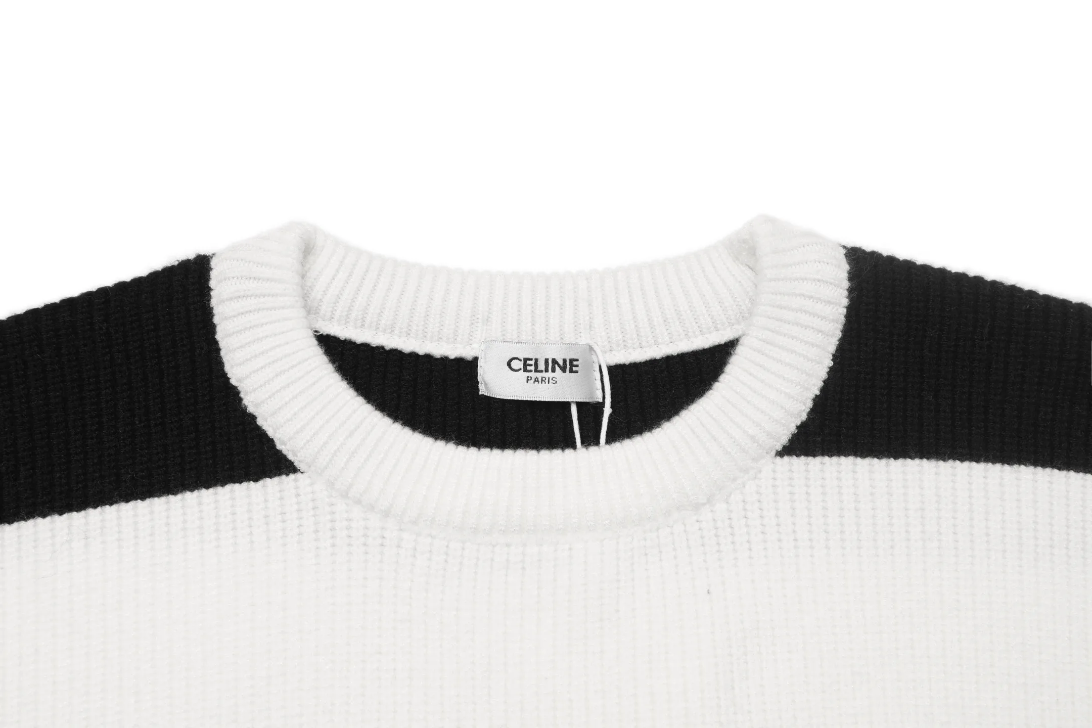 Logo Intarsia Striped Knit Sweater D20021572 — view 3