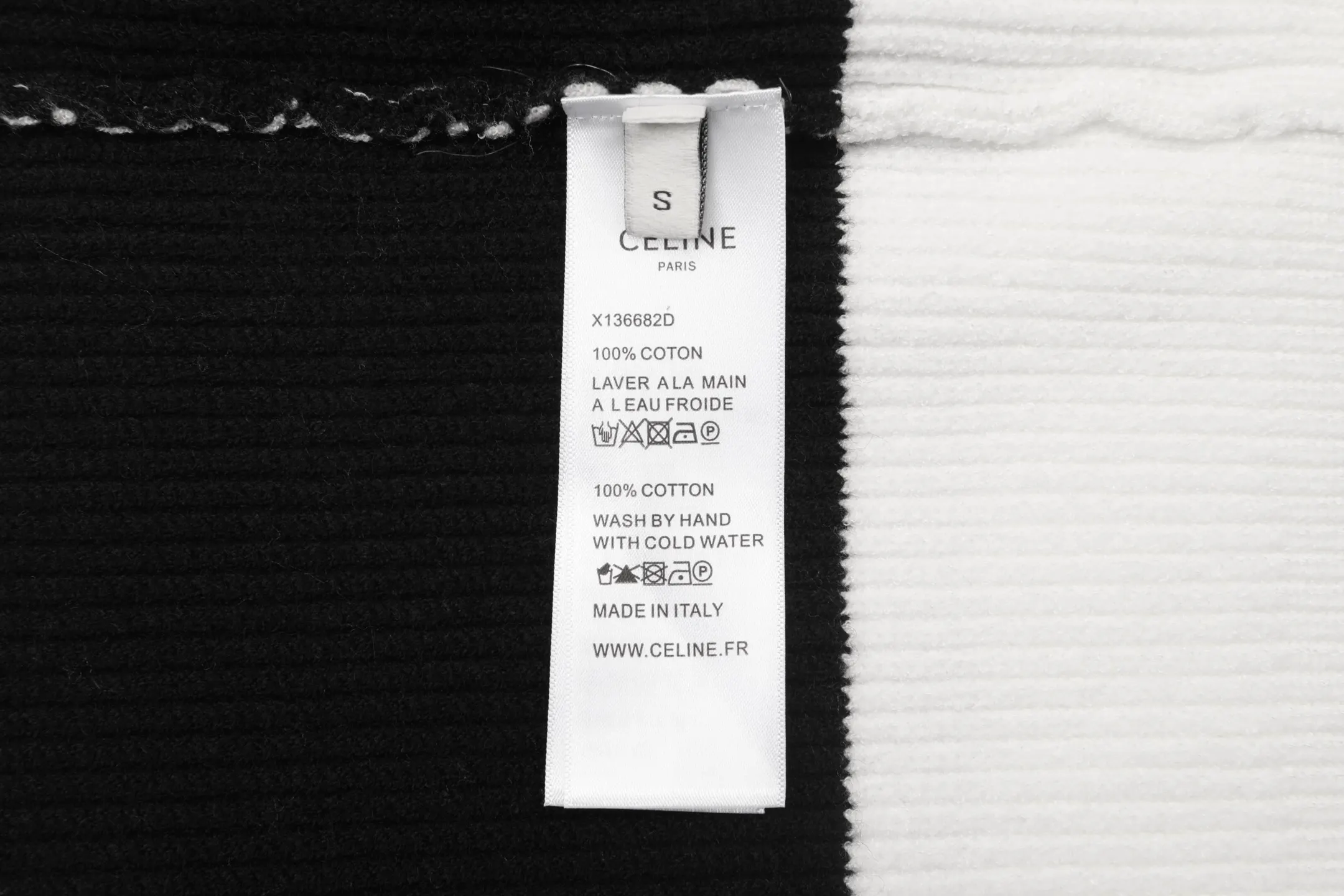Logo Intarsia Striped Knit Sweater D20021572 — view 8