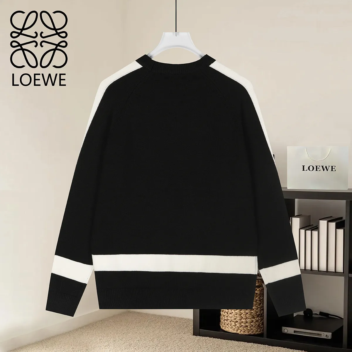 Anagram Intarsia Modal-Blend Sweater D20021571 — view 2