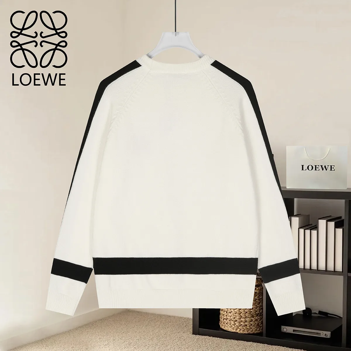 Anagram Intarsia Modal-Blend Sweater D20021570 — view 2