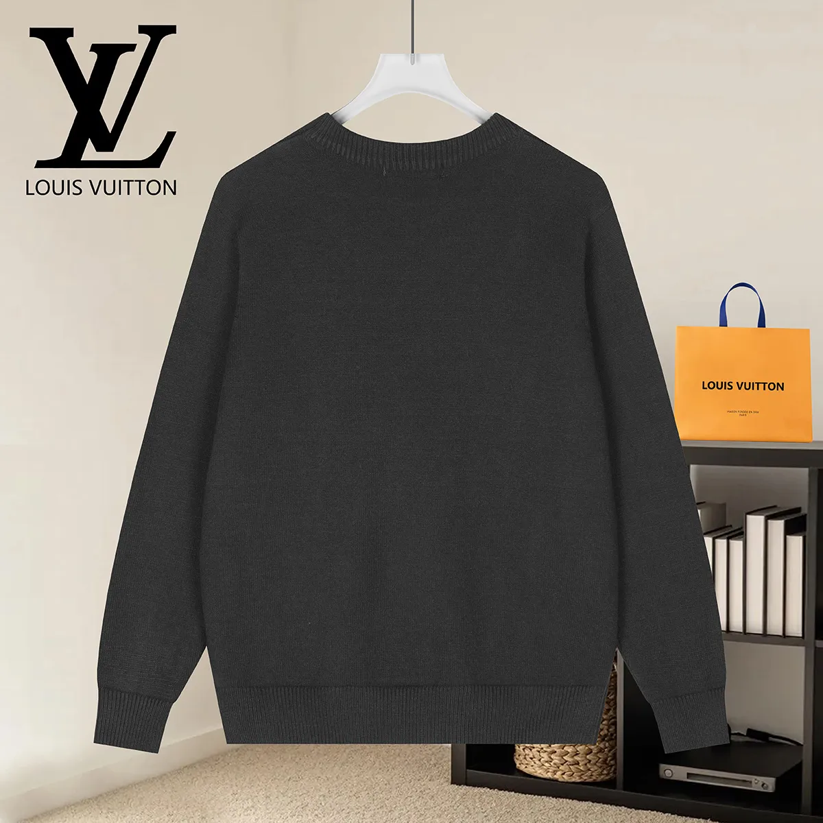 Monogram Jacquard Towel Embroidery Sweater D20021593 — view 2