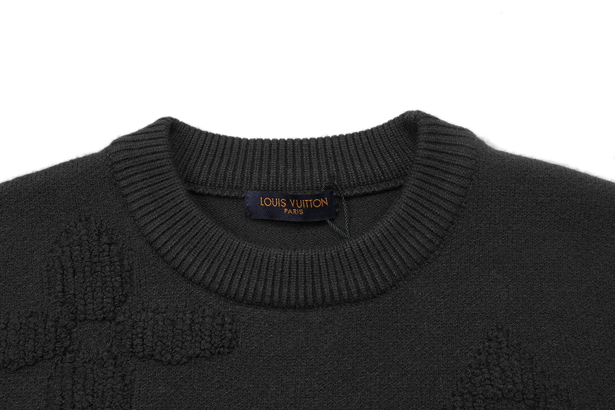 Monogram Jacquard Towel Embroidery Sweater D20021593 — view 3
