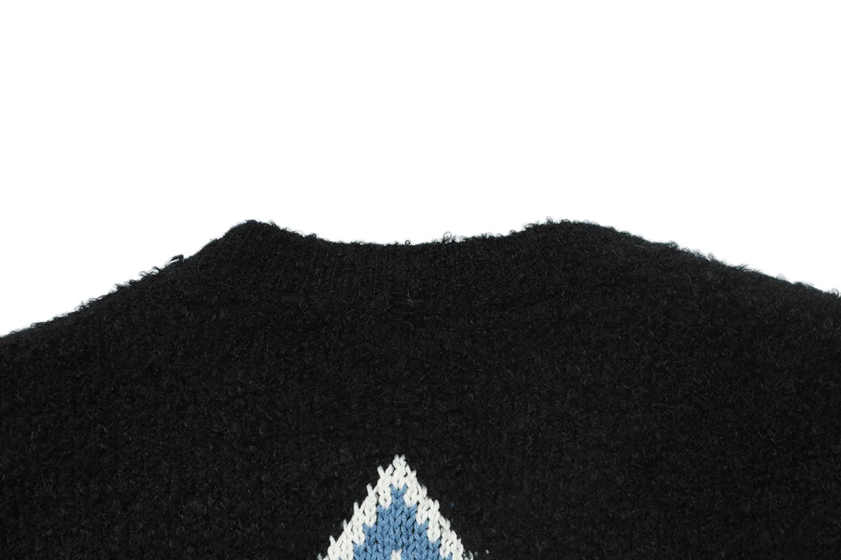 Logo Jacquard Crew-Neck Sweater D20021612 — view 4