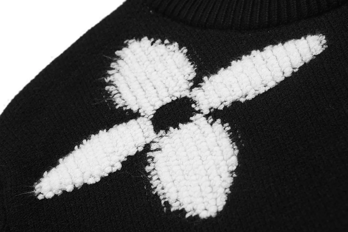 Monogram Jacquard Towel Embroidery Sweater D20021615 — view 5
