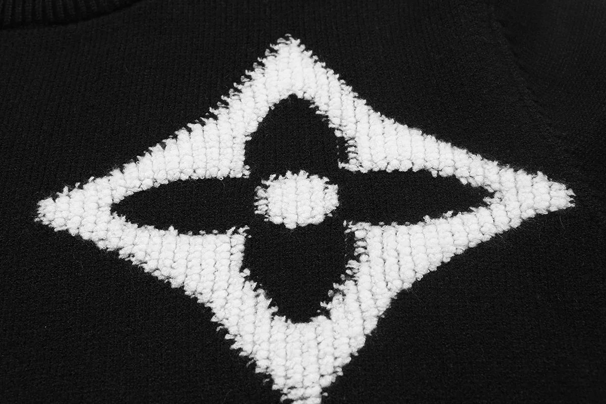 Monogram Jacquard Towel Embroidery Sweater D20021615 — view 7