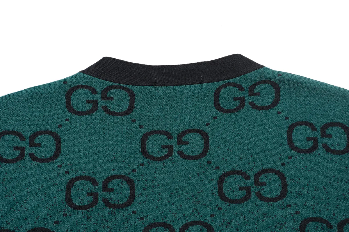 GG Monogram Jacquard Knit Cardigan D20521638 — view 4