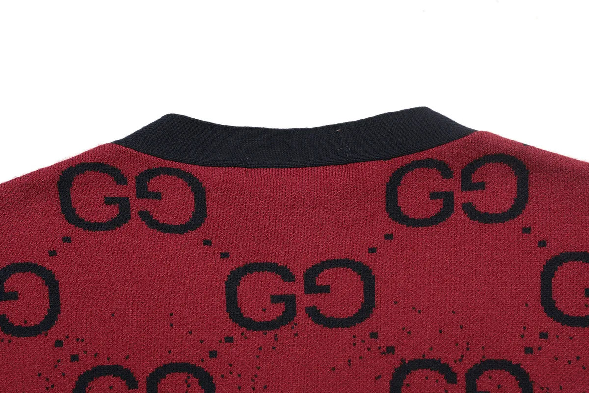 GG Monogram Jacquard Knit Cardigan D20521637 — view 4
