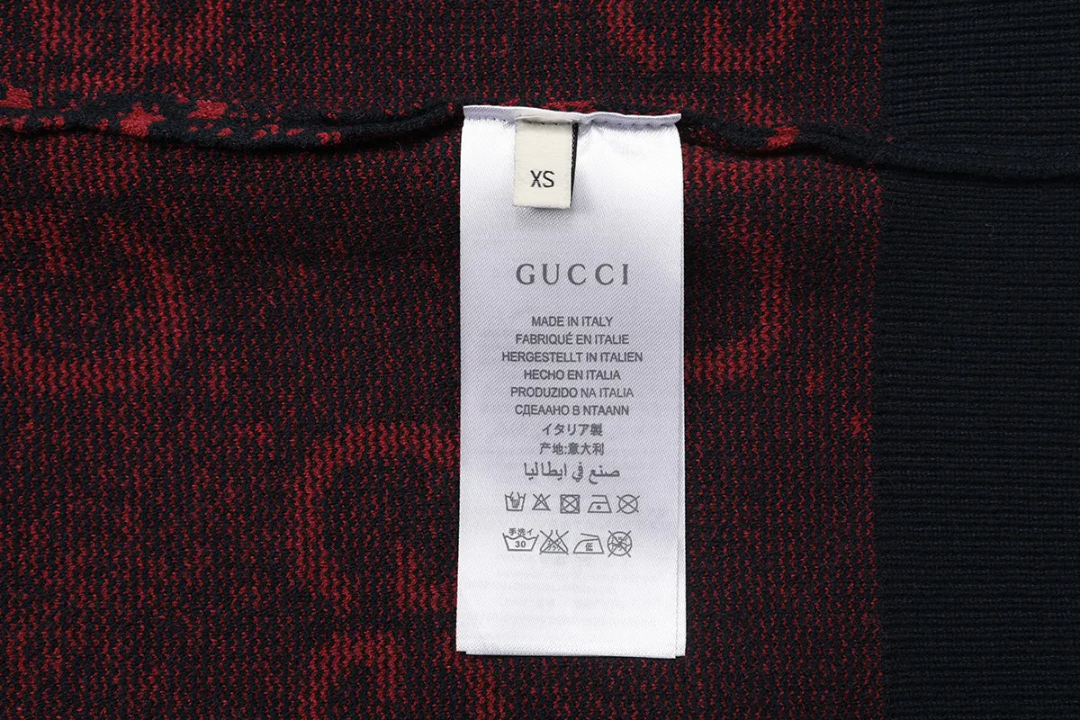 GG Monogram Jacquard Knit Cardigan D20521637 — view 8