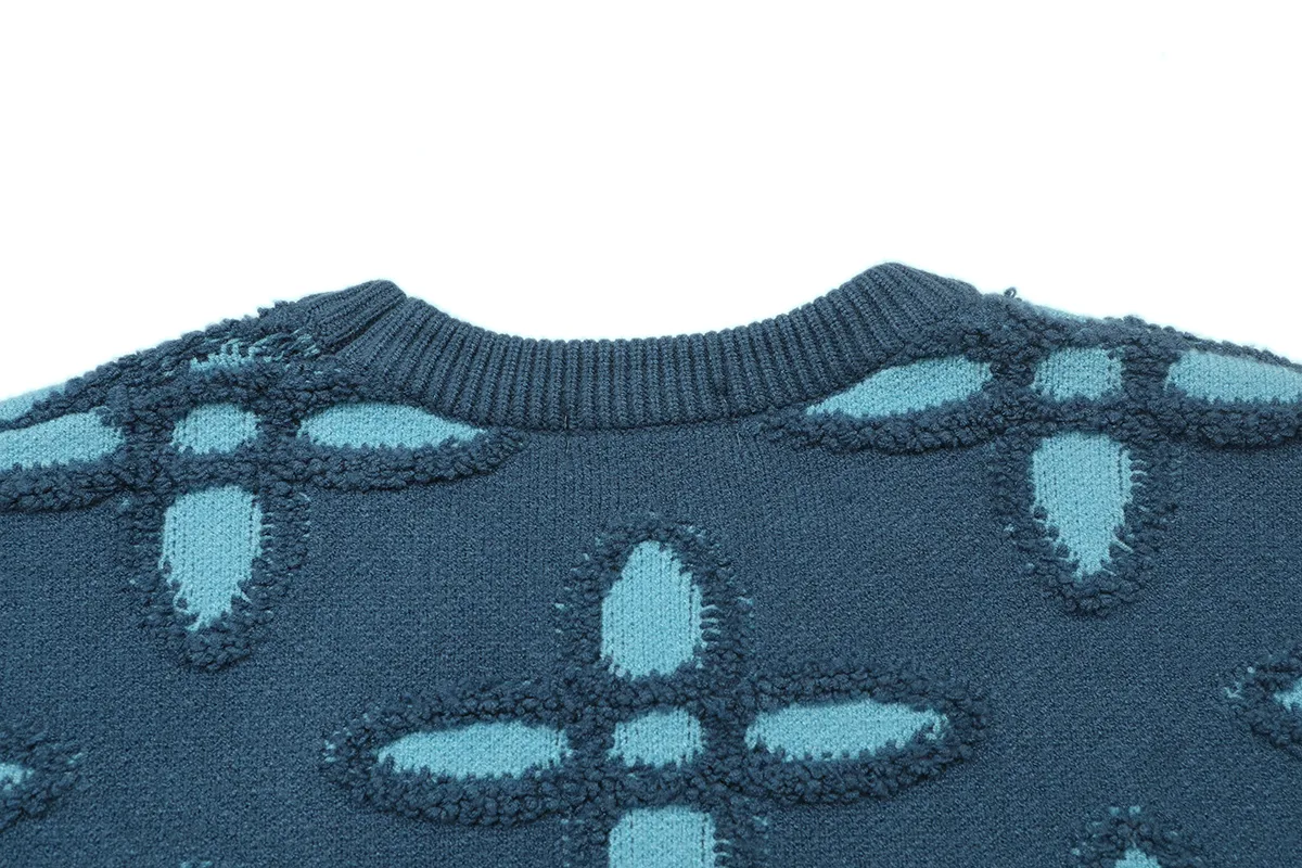 Monogram Jacquard Crew-Neck Sweater D21521596 — view 4