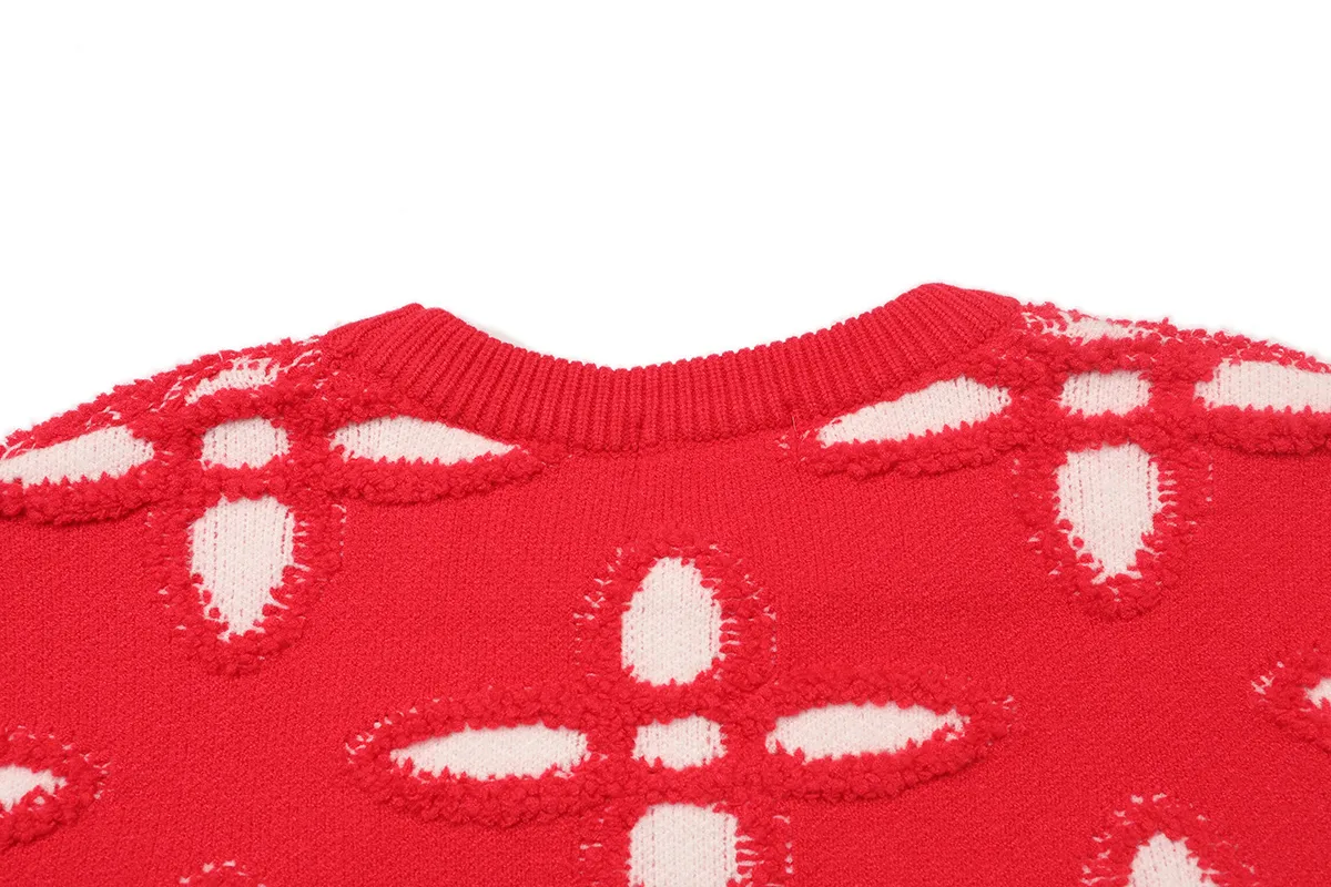 Monogram Jacquard Crew-Neck Sweater D21521597 — view 4