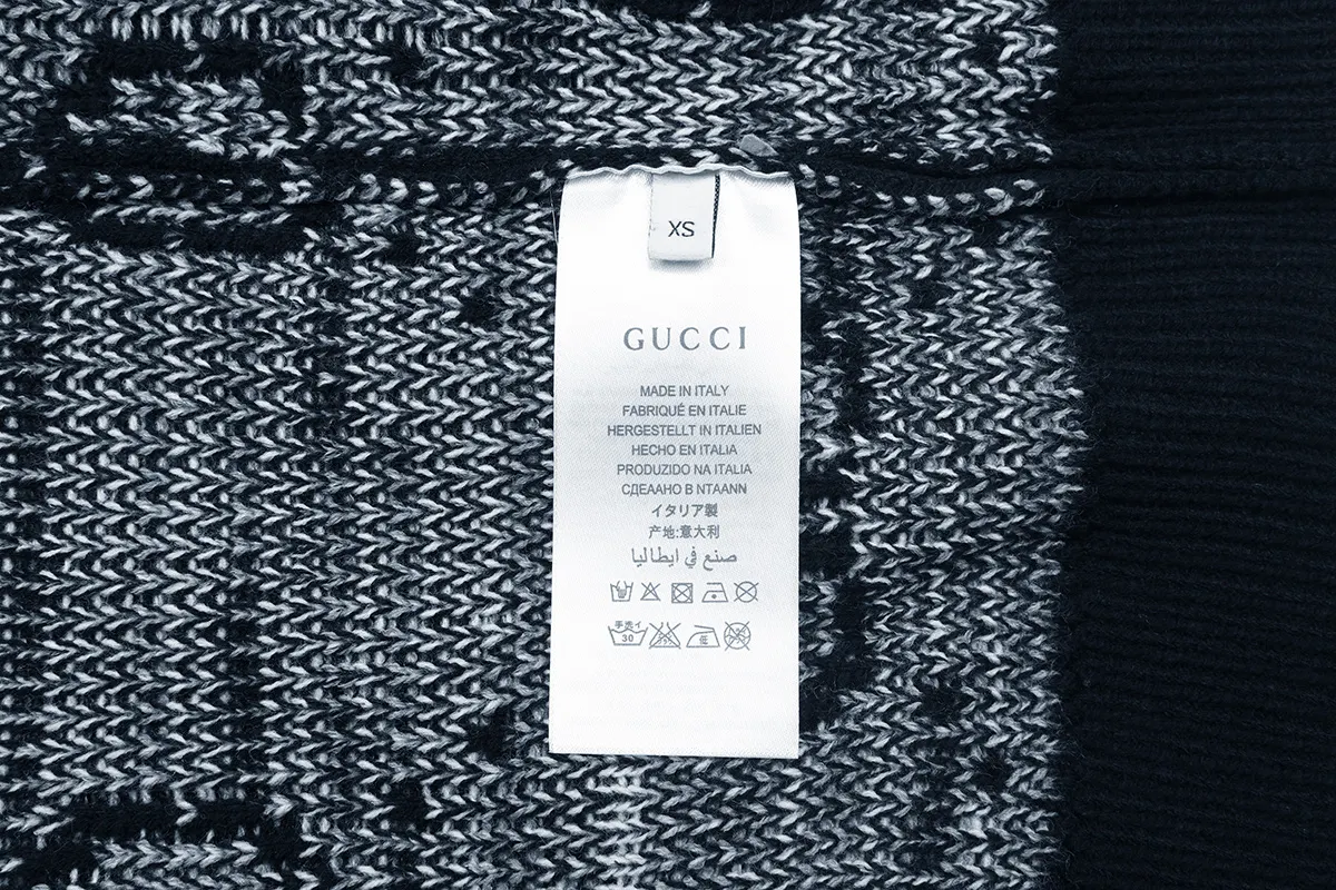 GG Monogram Intarsia Wool Sweater D20021639 — view 8