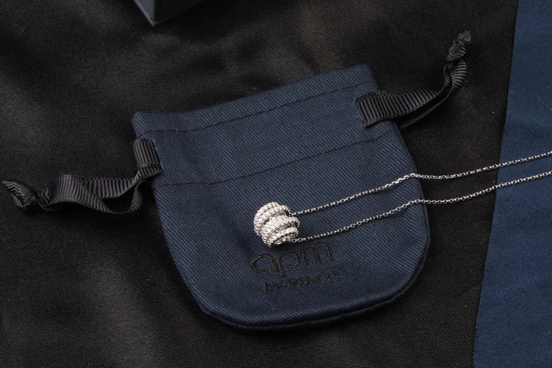 APM Monaco Multi-Ring Pavé Pendant Necklace D18517671