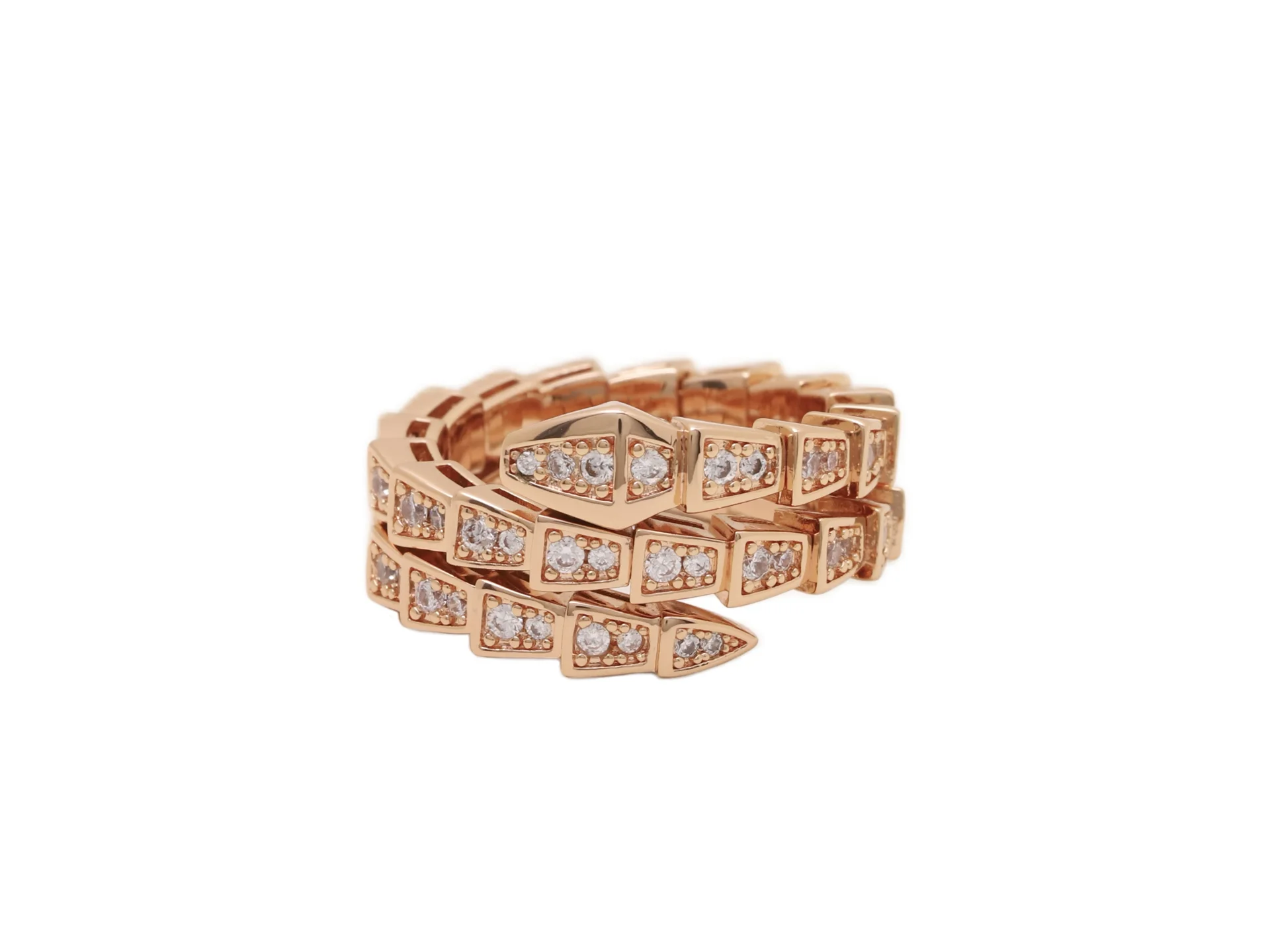 Serpenti Viper Double-Coil Ring D19517701