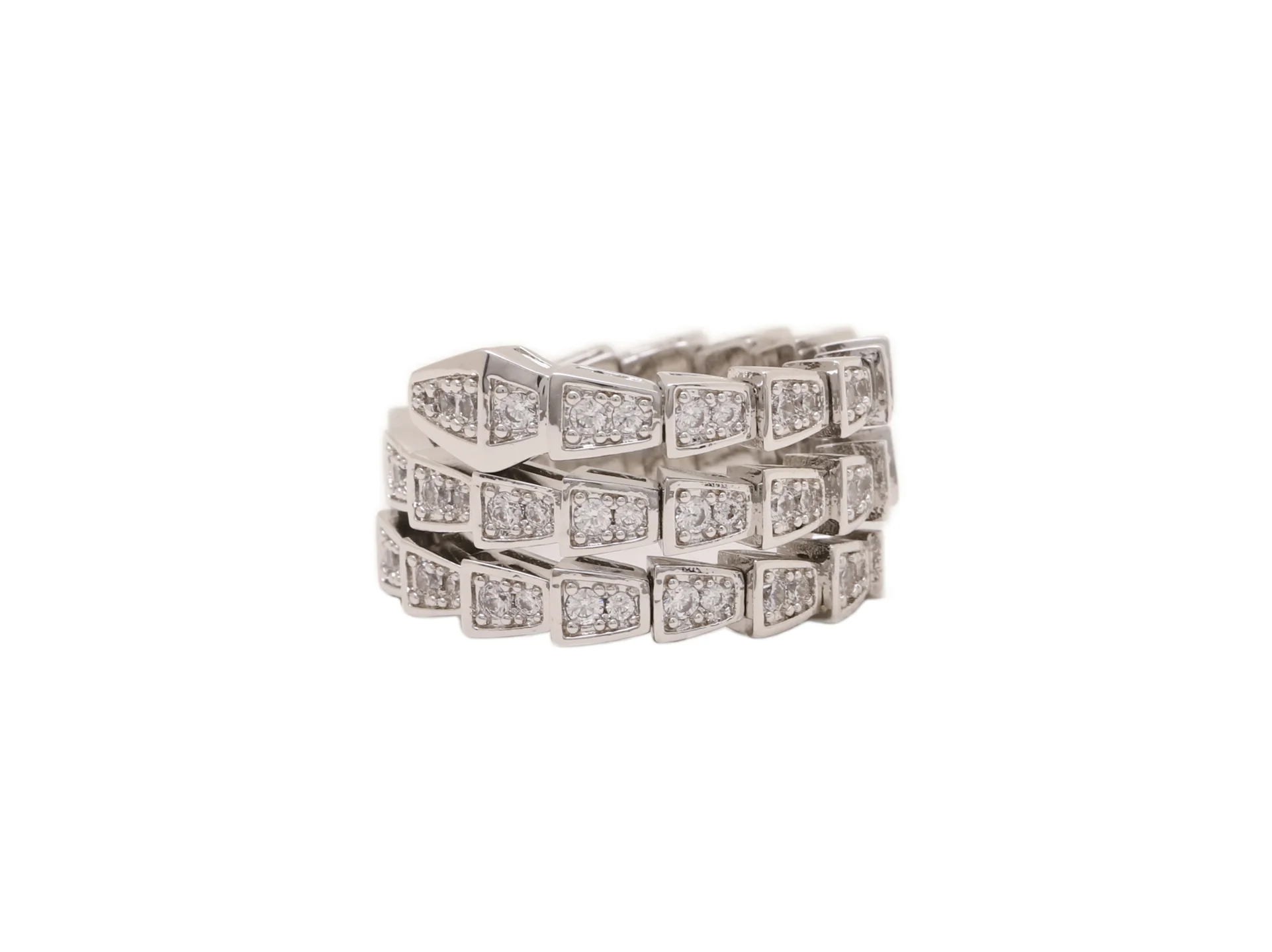 Serpenti Viper Double-Coil Ring D19517701 — view 2