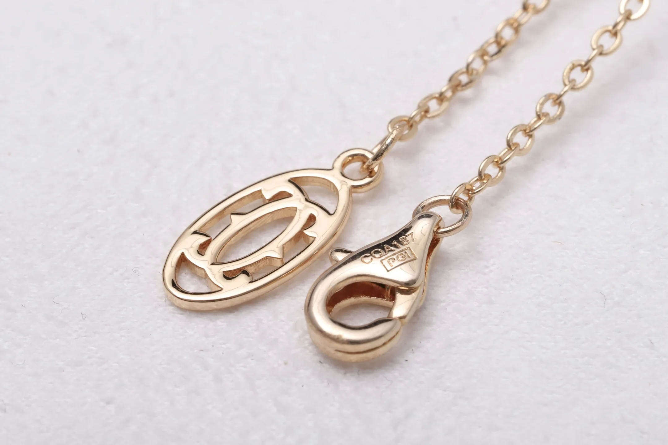 Juste un Clou Pavé Pendant Necklace (Gold-Plated Brass) D13516708 — view 8