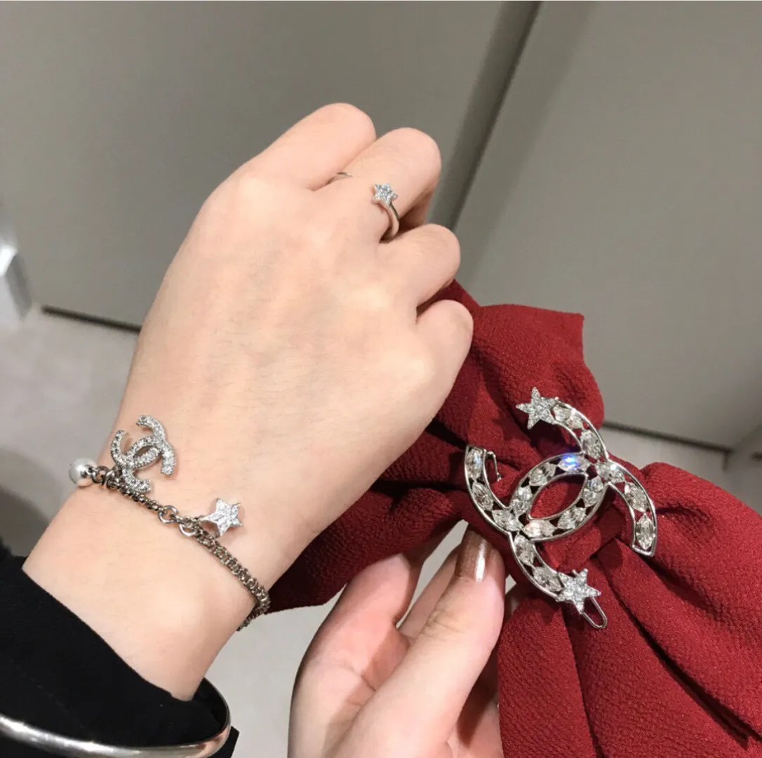 Crystal and Pearl Star Charm Bracelet D14017342 — view 8