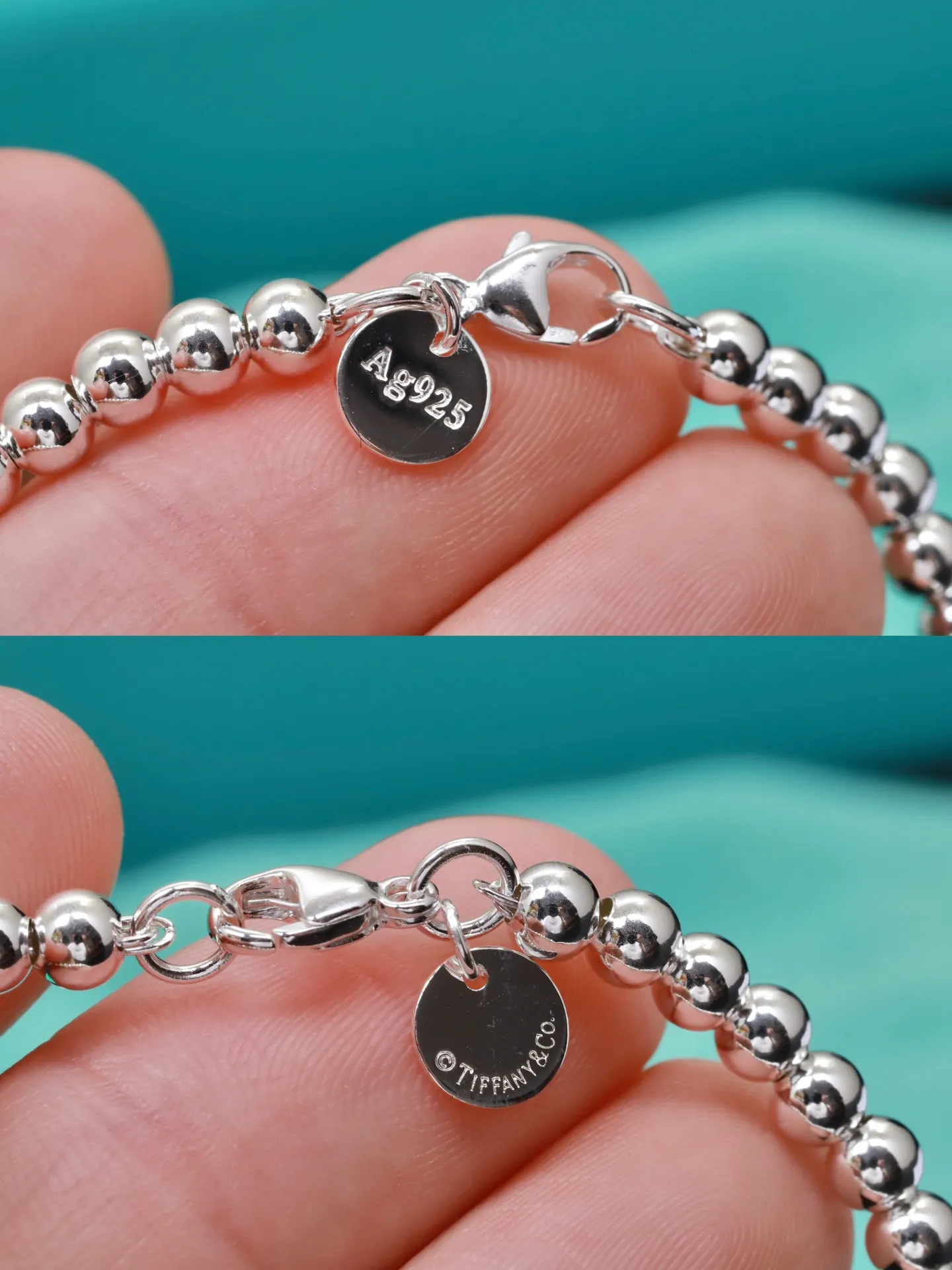 Beaded Bow Charm Bracelet (Sterling Silver) D29517005 — view 6