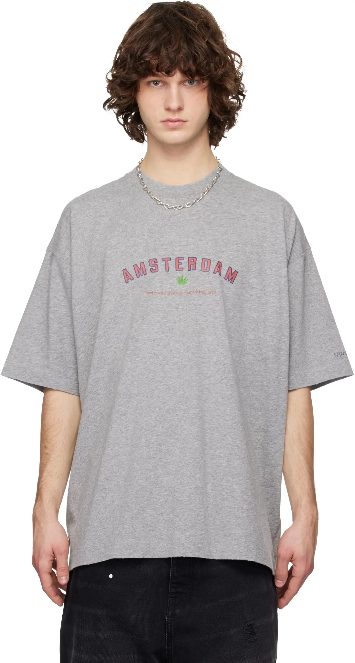 Oversized Printed Cotton-Jersey T-Shirt D14012738 — view 5