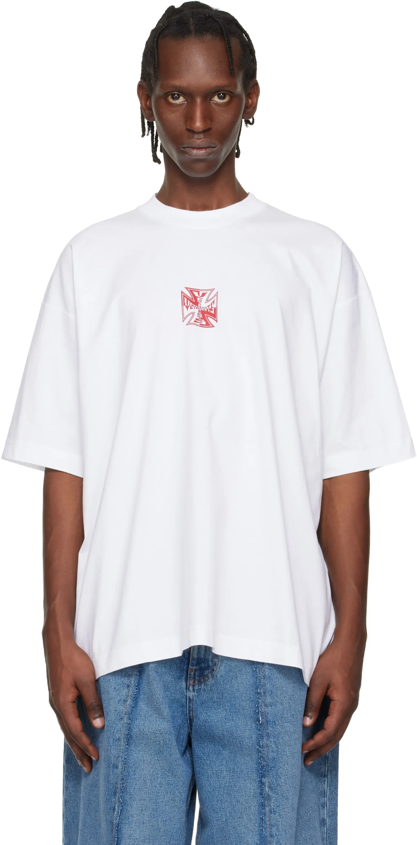 Logo Graphic Oversized Cotton T-Shirt D14012736 — view 2