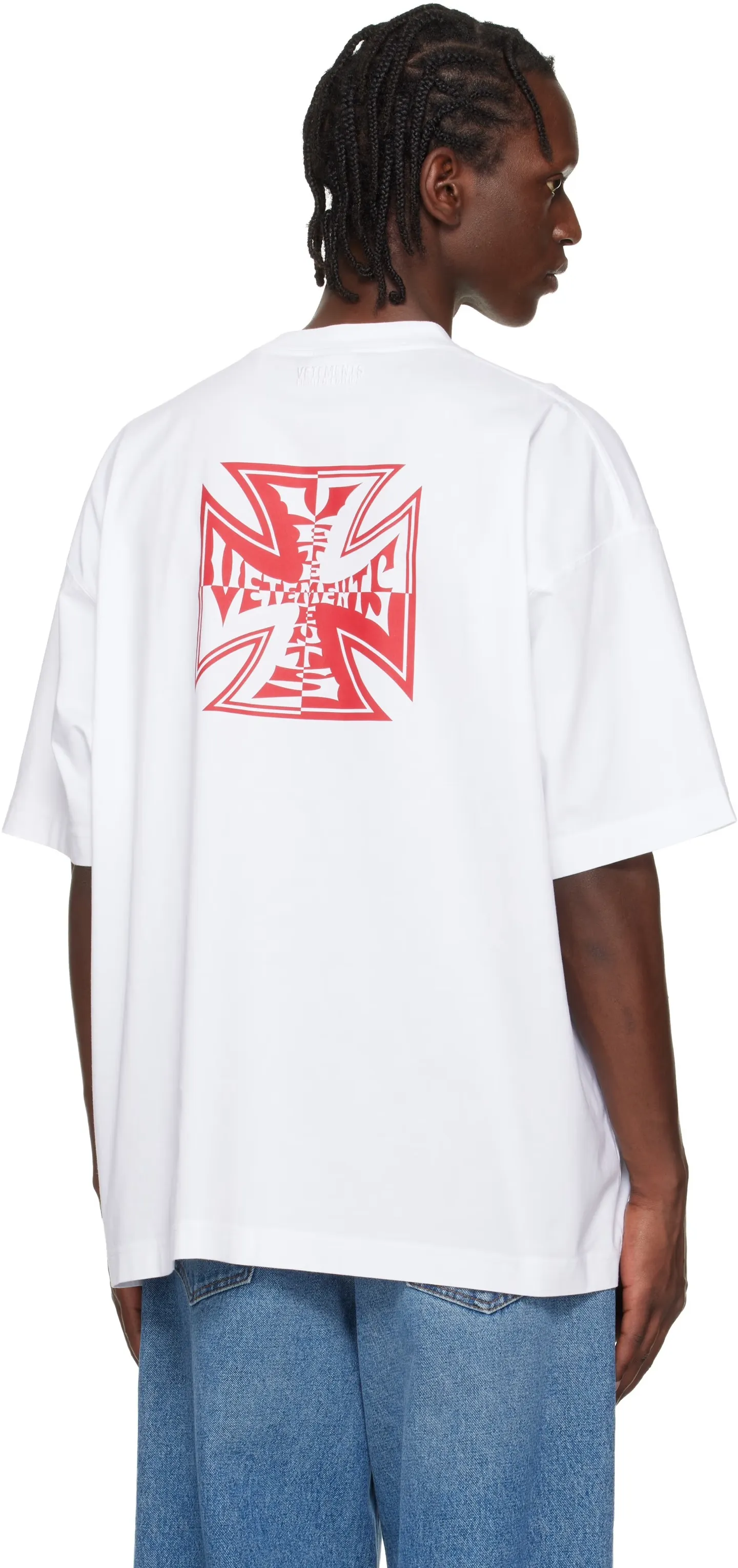 Logo Graphic Oversized Cotton T-Shirt D14012736 — view 8
