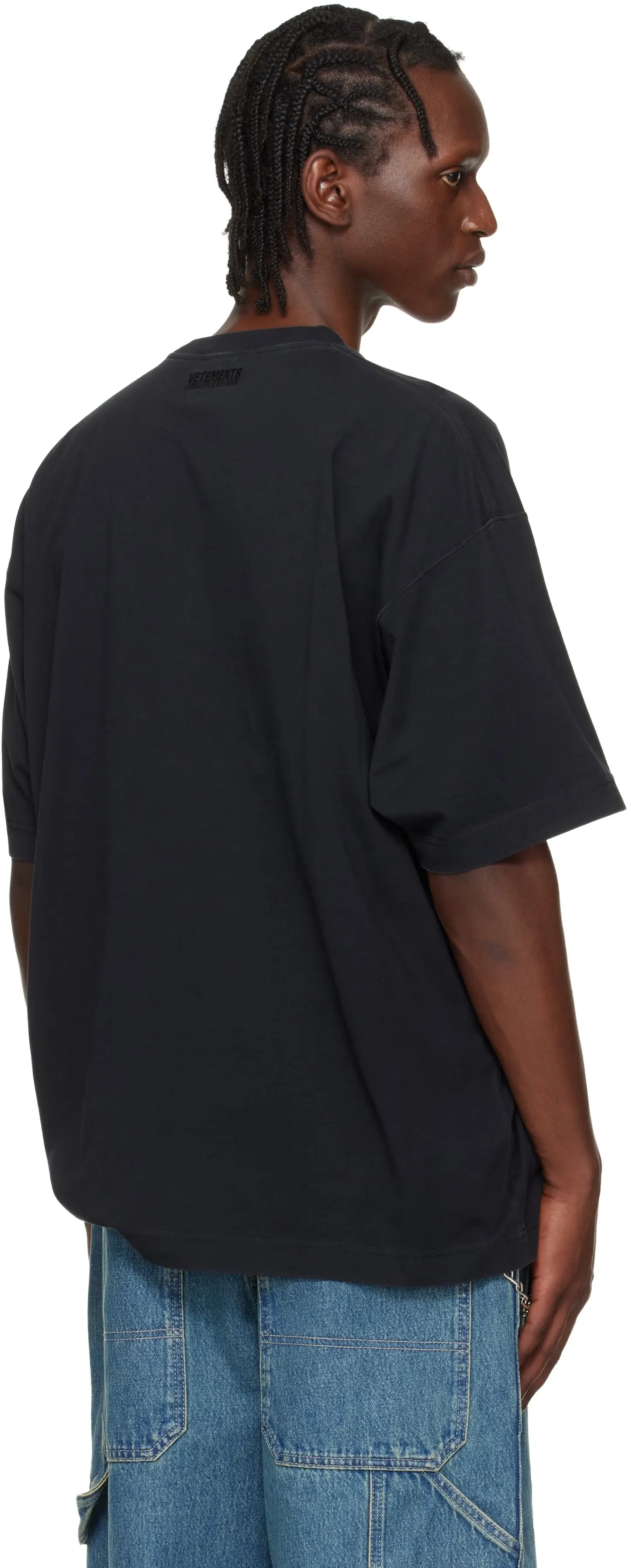 Logo Graphic Oversized Cotton T-Shirt D14012736 — view 12