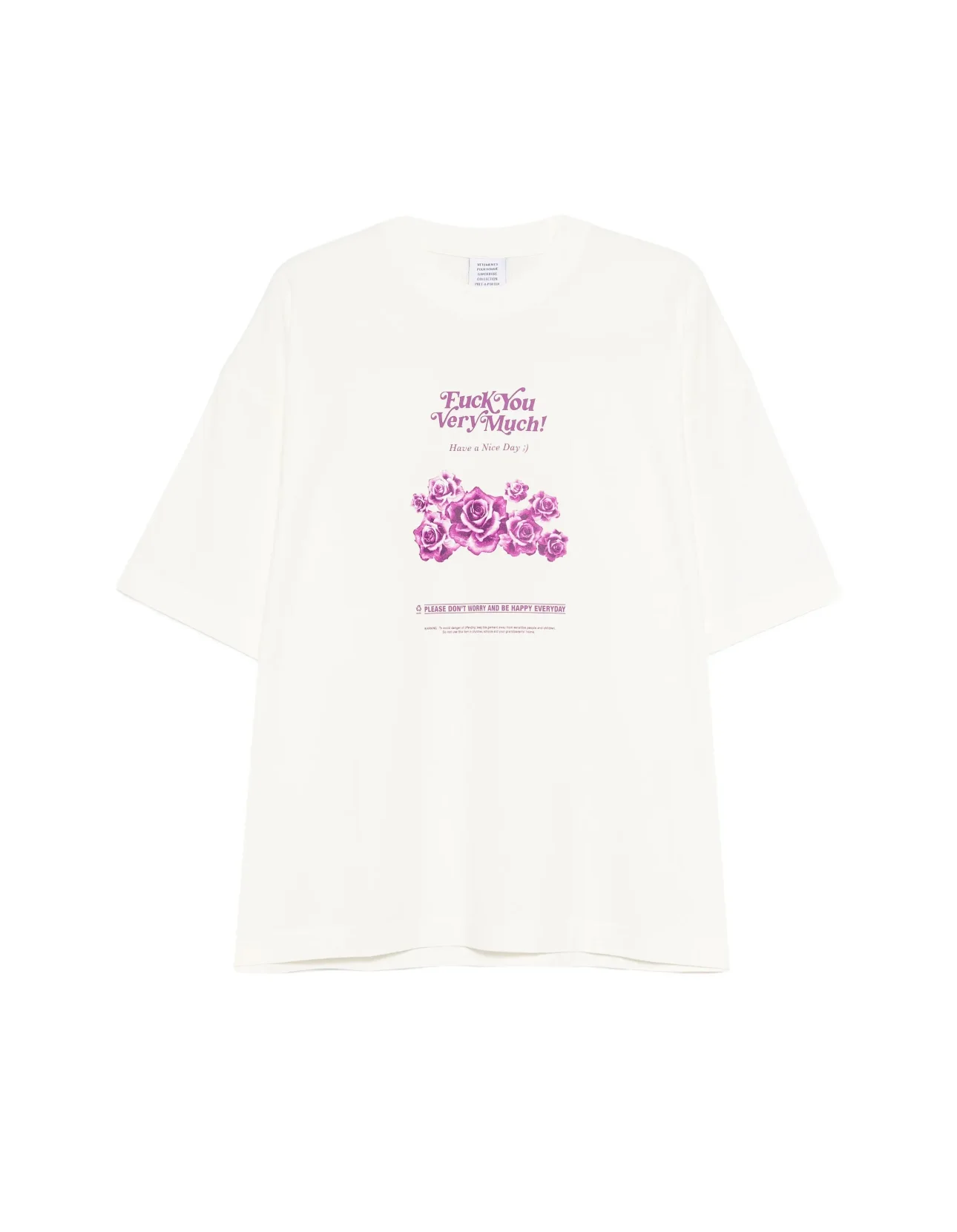 Oversized Floral Graphic Print T-Shirt D14012735