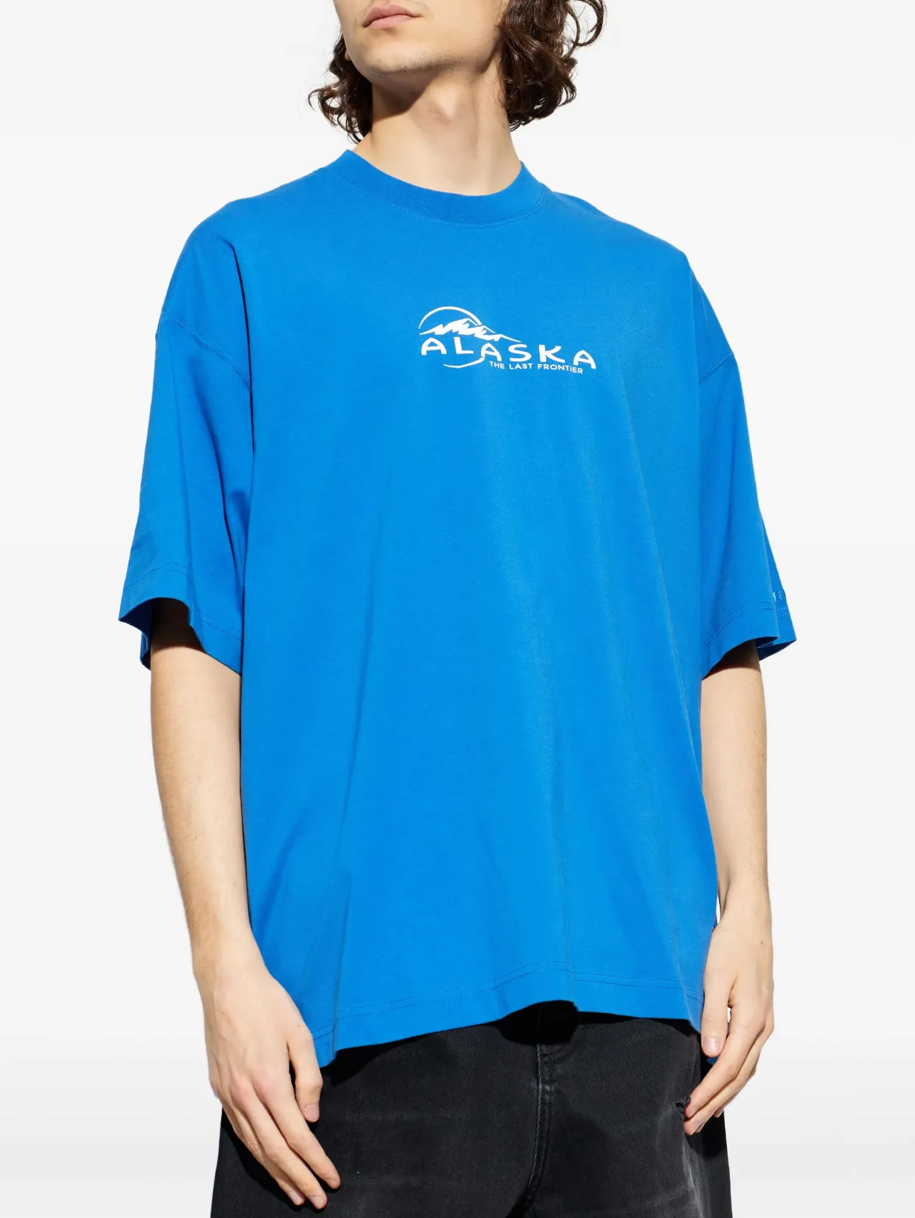 Oversized Logo-Print Cotton T-Shirt D14012734 — view 2