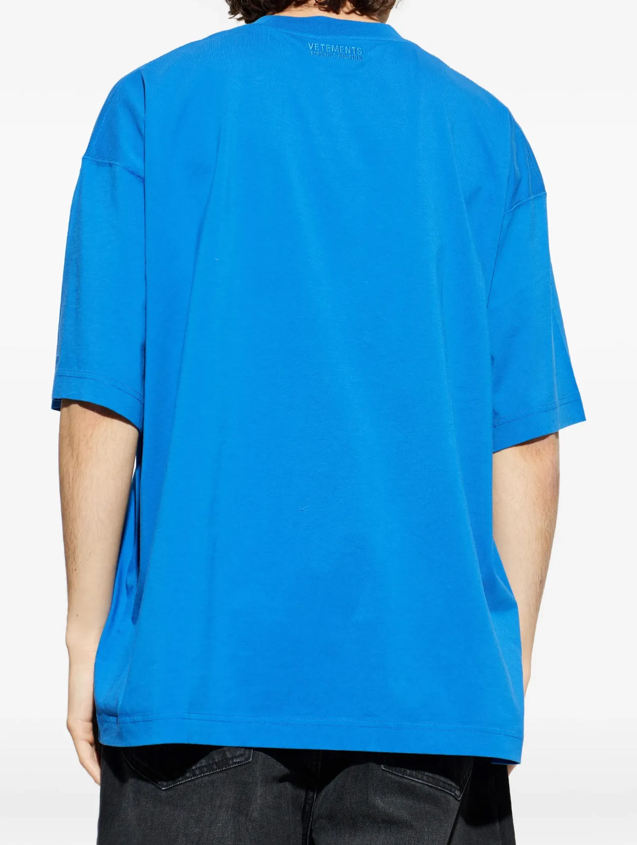 Oversized Logo-Print Cotton T-Shirt D14012734 — view 3