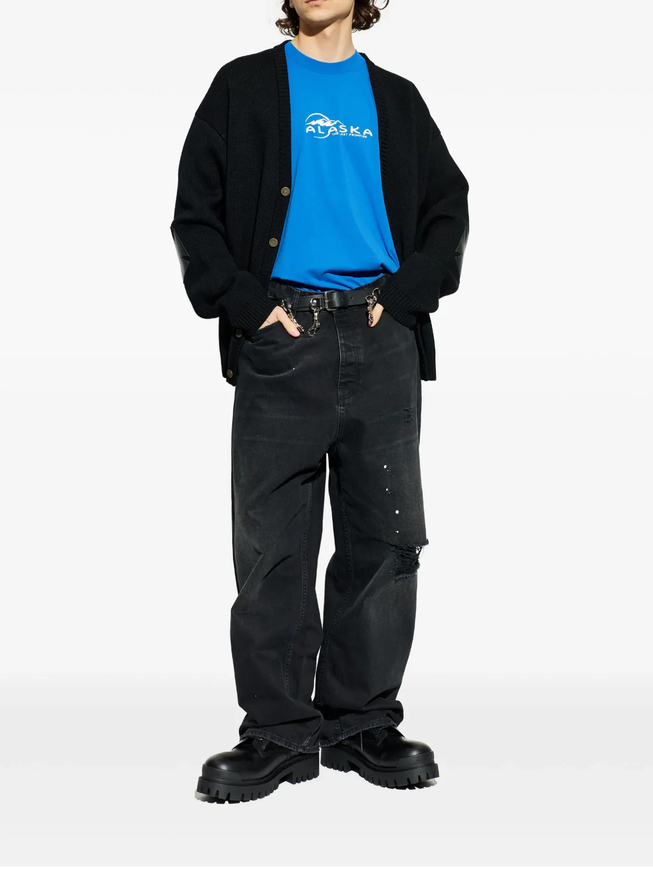 Oversized Logo-Print Cotton T-Shirt D14012734 — view 4