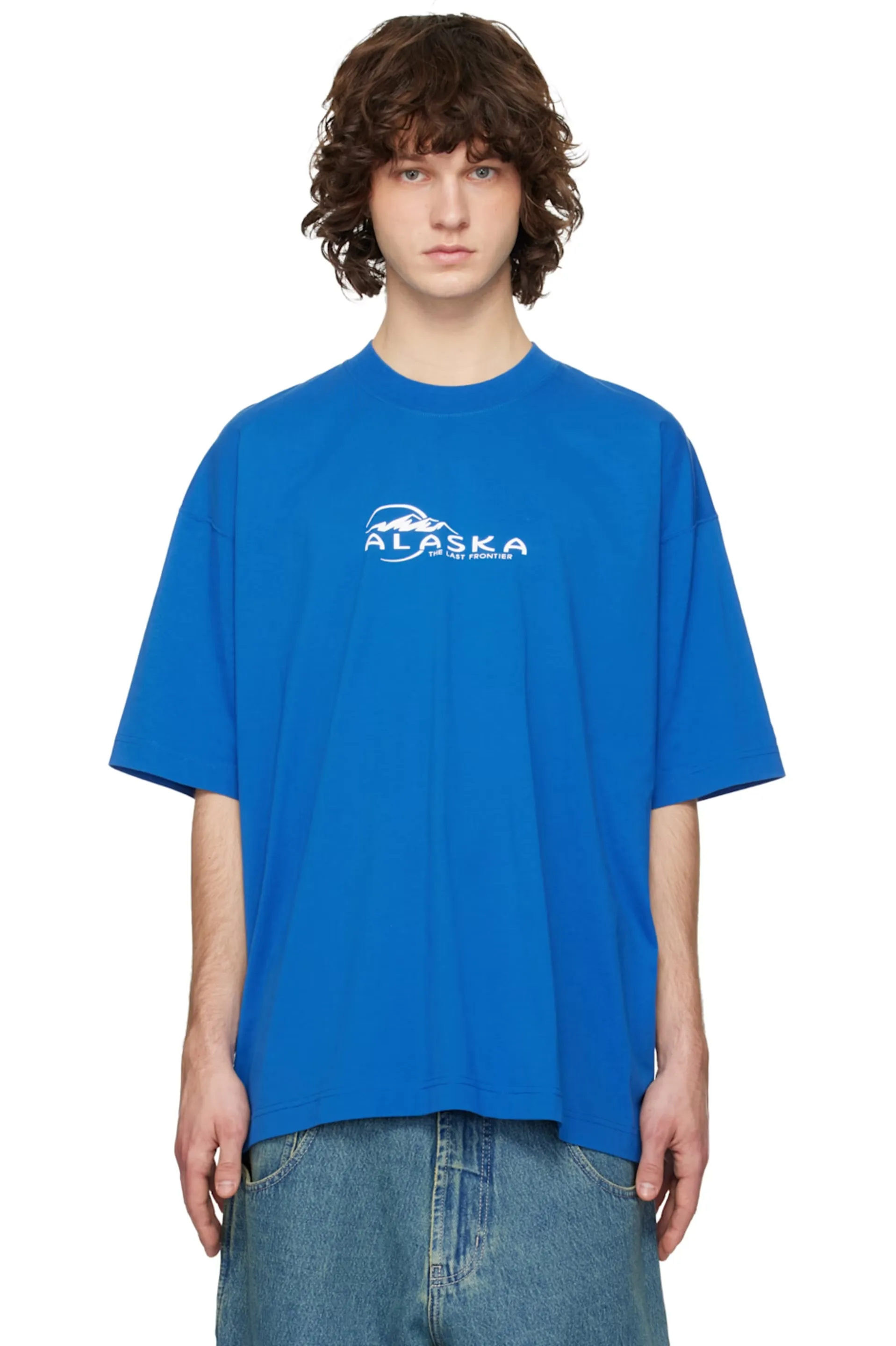 Oversized Logo-Print Cotton T-Shirt D14012734 — view 5