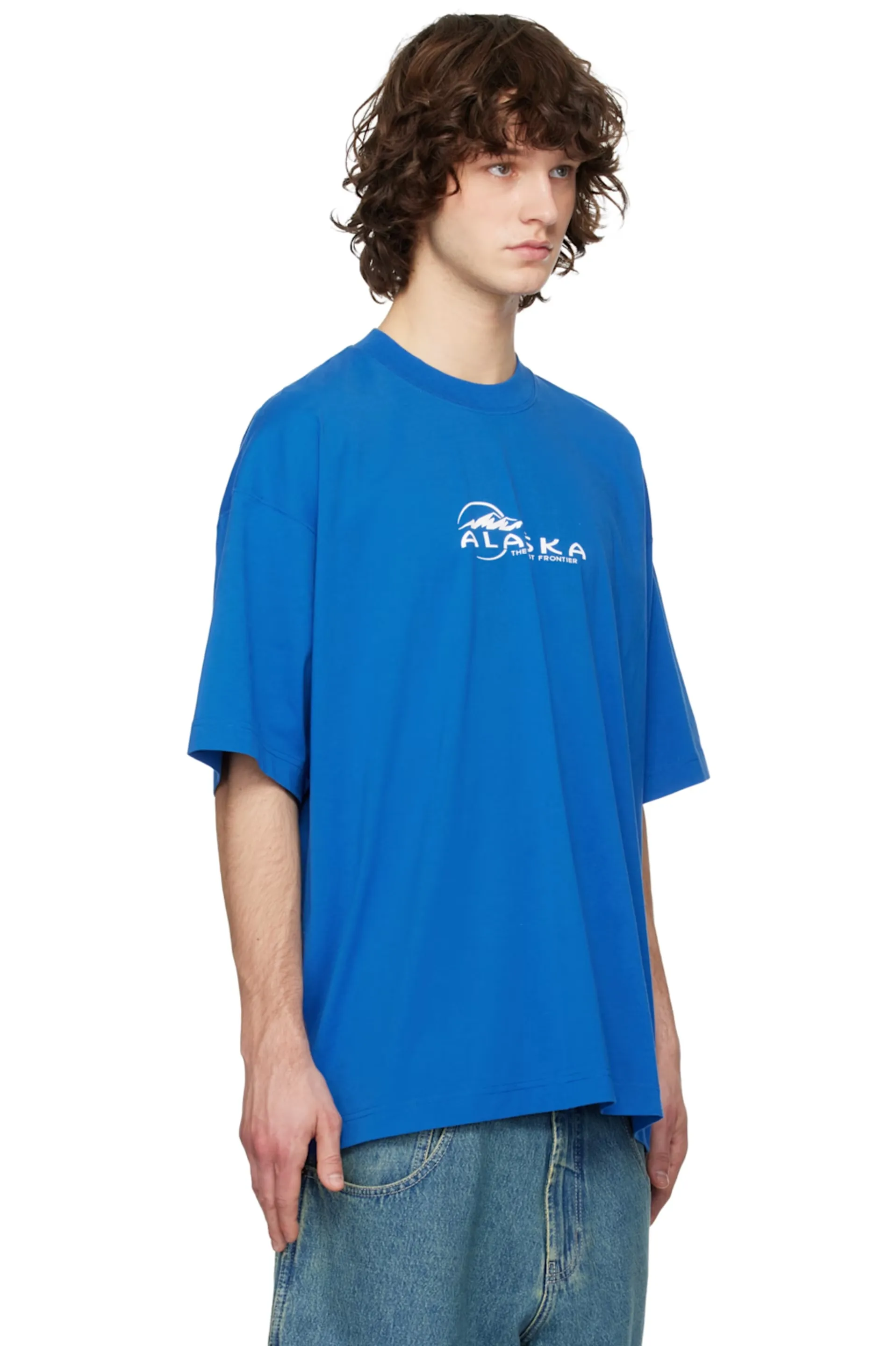 Oversized Logo-Print Cotton T-Shirt D14012734 — view 6
