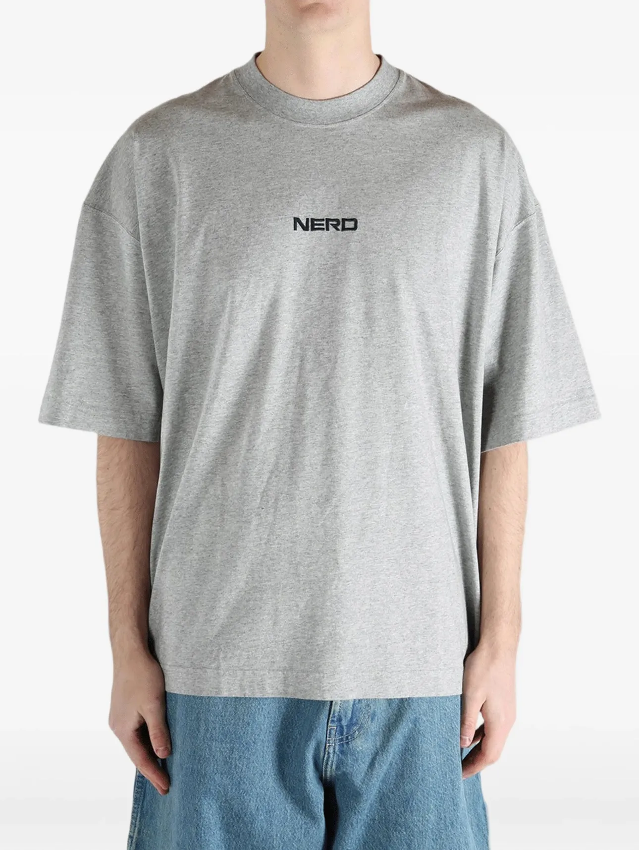 Embroidered Logo Oversized Cotton T-Shirt D14012732 — view 6