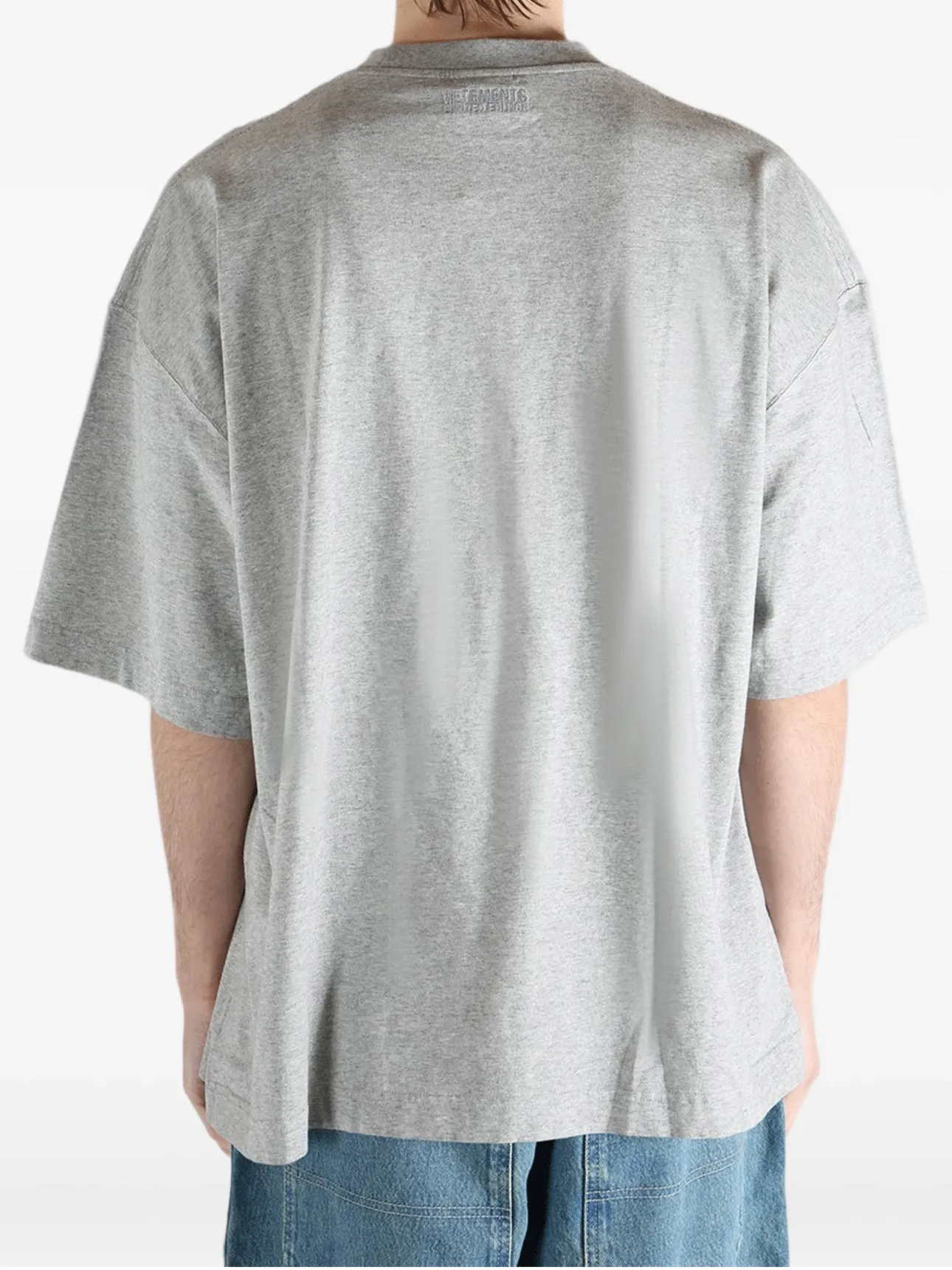 Embroidered Logo Oversized Cotton T-Shirt D14012732 — view 8
