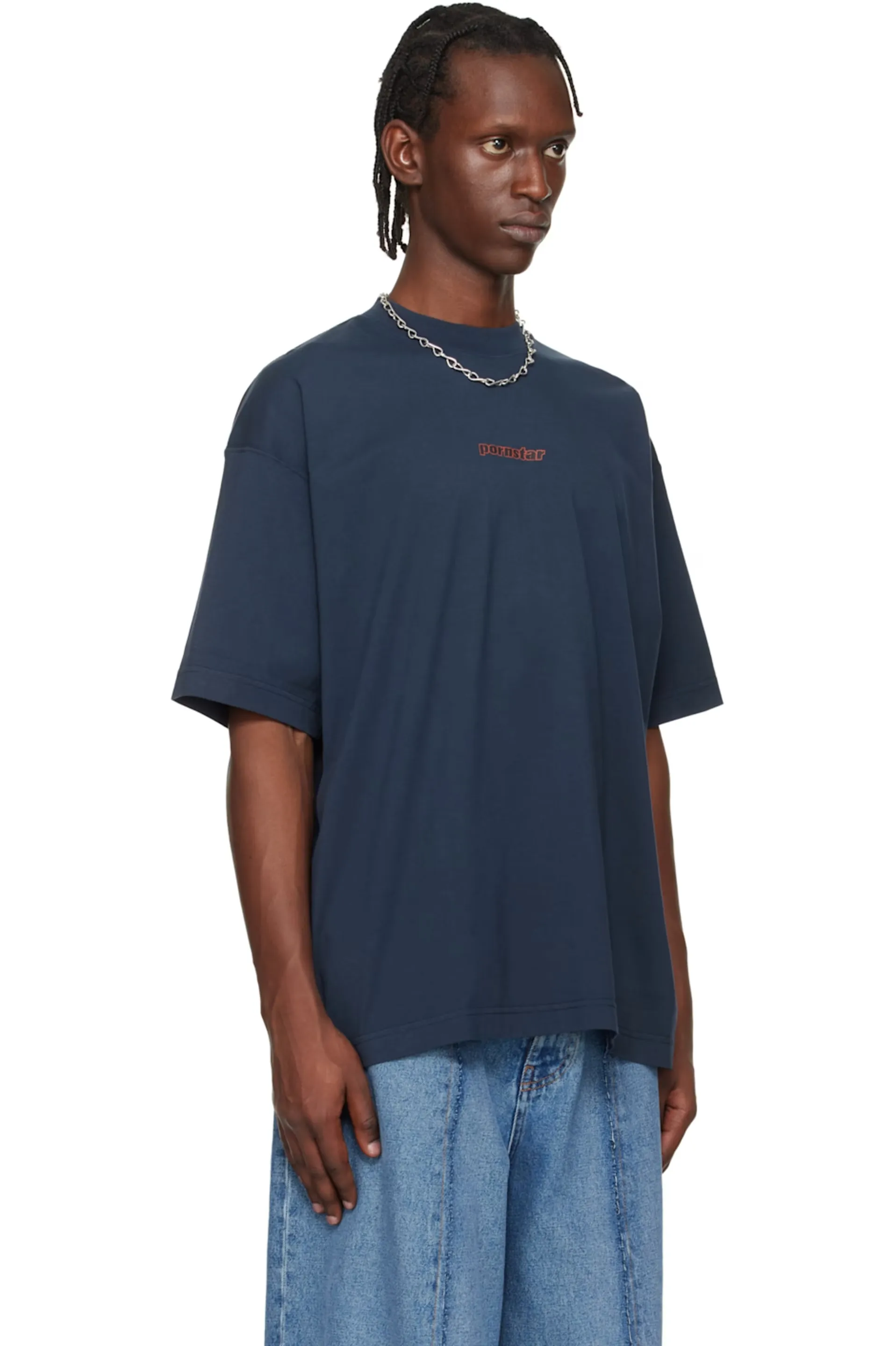 Oversized Logo-Print Cotton T-Shirt D14012731 — view 3
