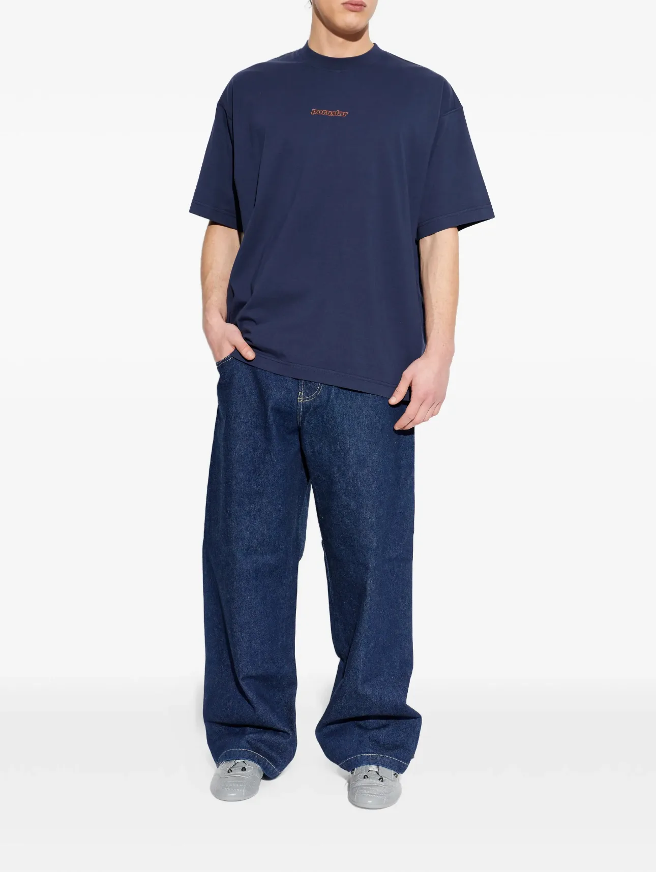 Oversized Logo-Print Cotton T-Shirt D14012731 — view 6