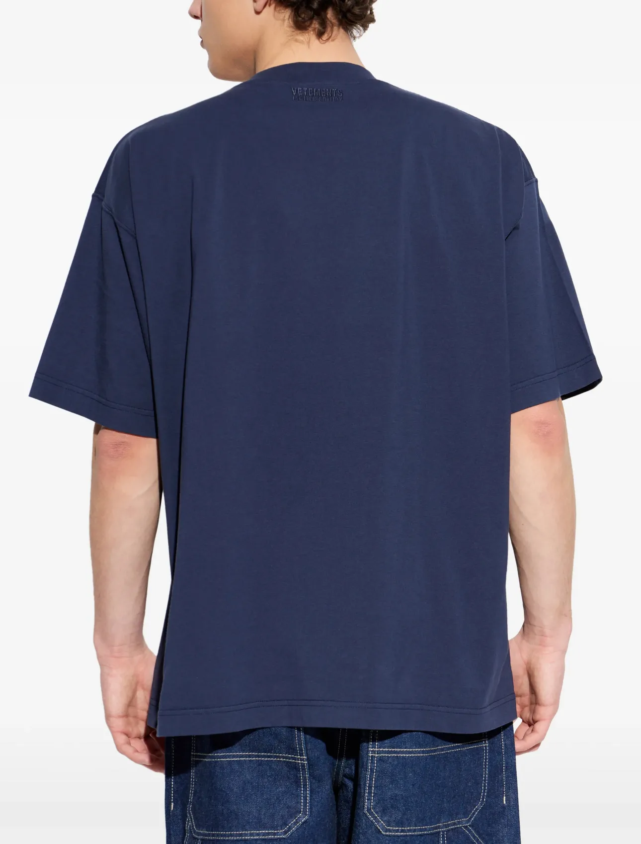 Oversized Logo-Print Cotton T-Shirt D14012731 — view 7