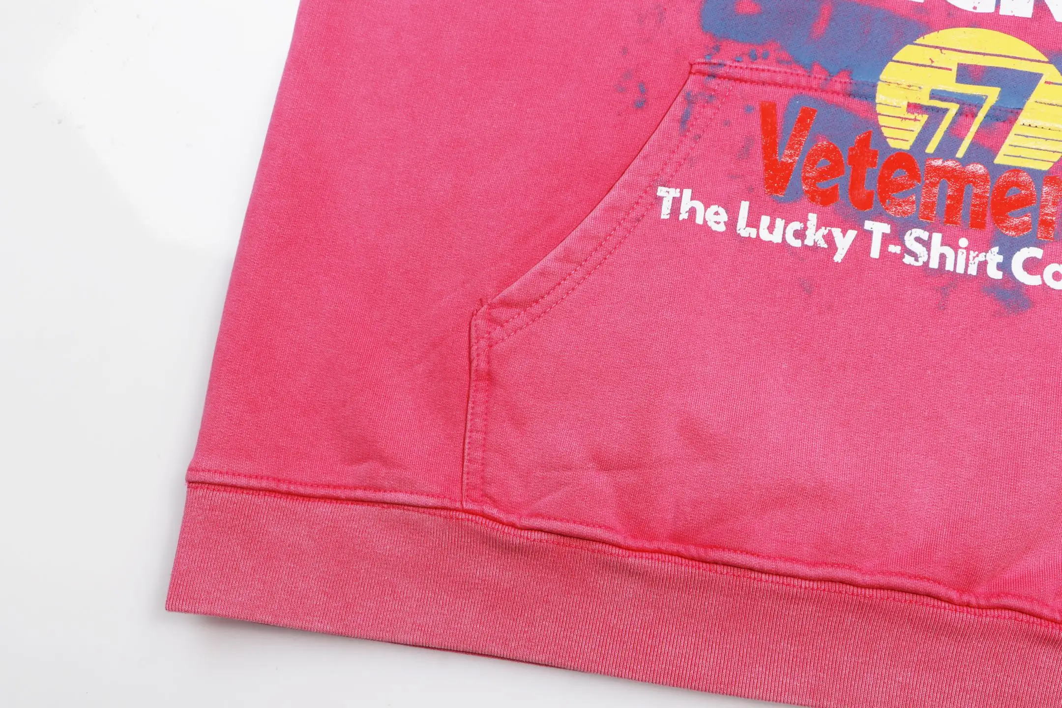 Vetements Lucky Logo Washed Cotton Hoodie D22512755 — view 19