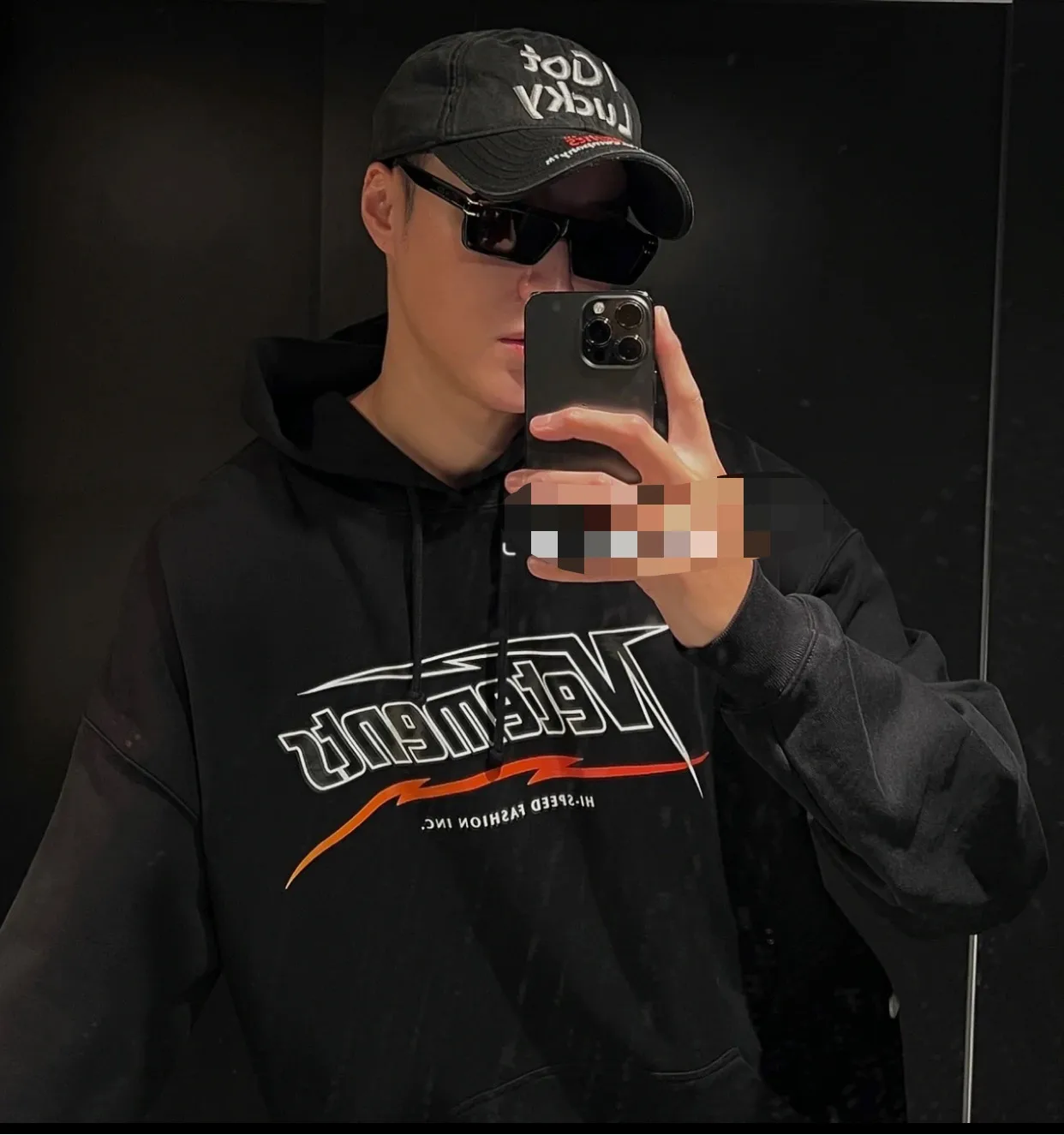 Hi-Speed Logo Print Cotton-Jersey Hoodie D21812773 — view 9