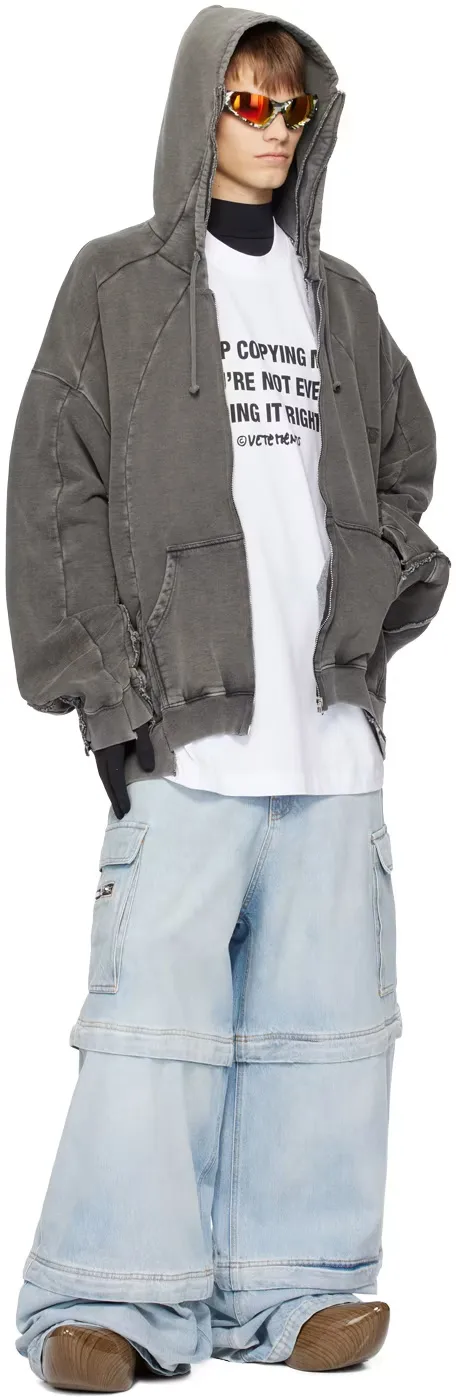 Logo-Print Oversized Cotton-Jersey T-Shirt D14012745 — view 5