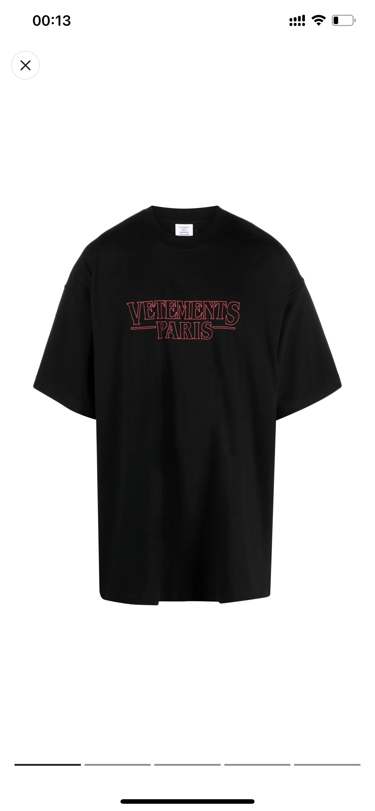 Logo-Print Oversized Cotton-Jersey T-Shirt D14012743 — view 3