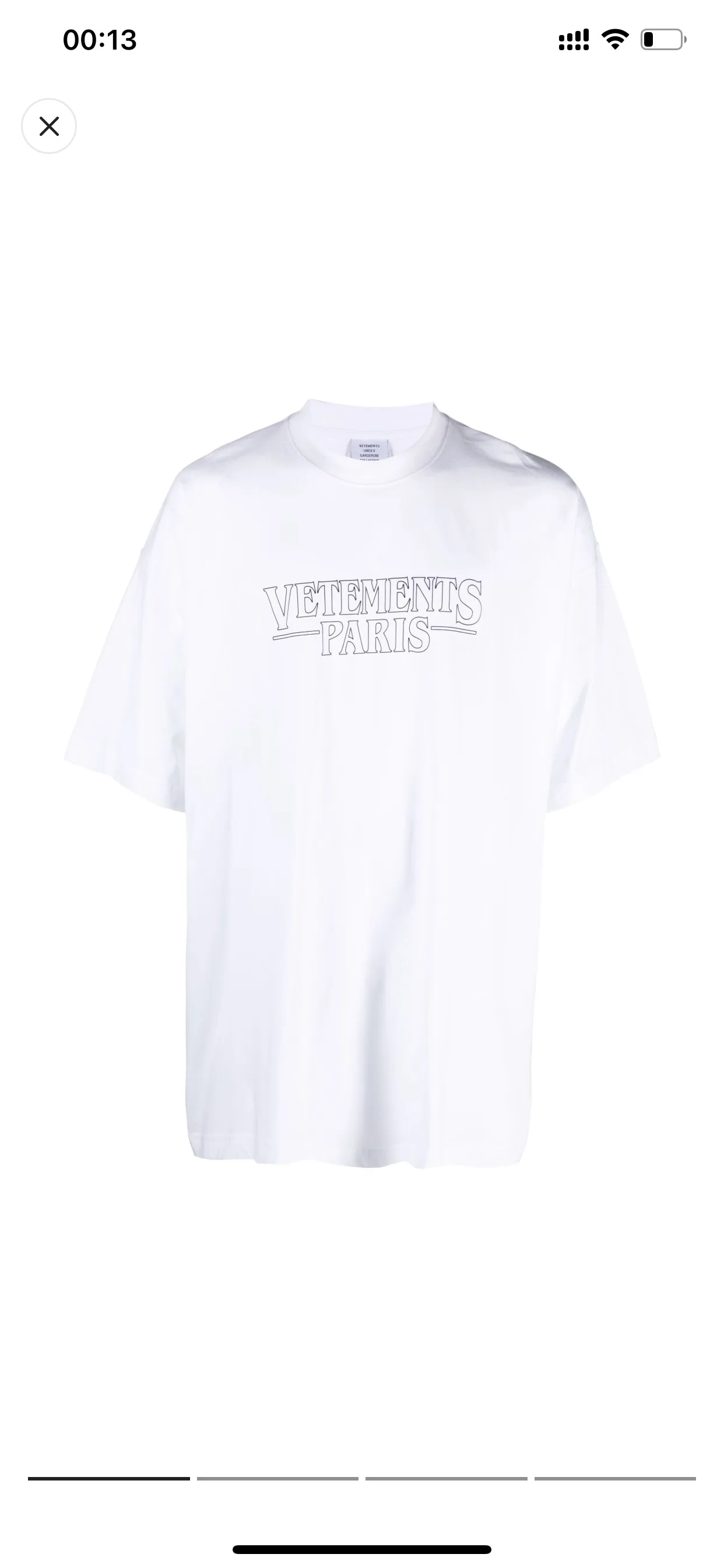 Logo-Print Oversized Cotton-Jersey T-Shirt D14012743 — view 4